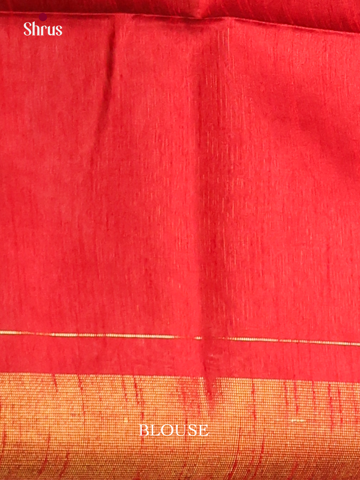 Black & Red - Semi Rawsilk Saree