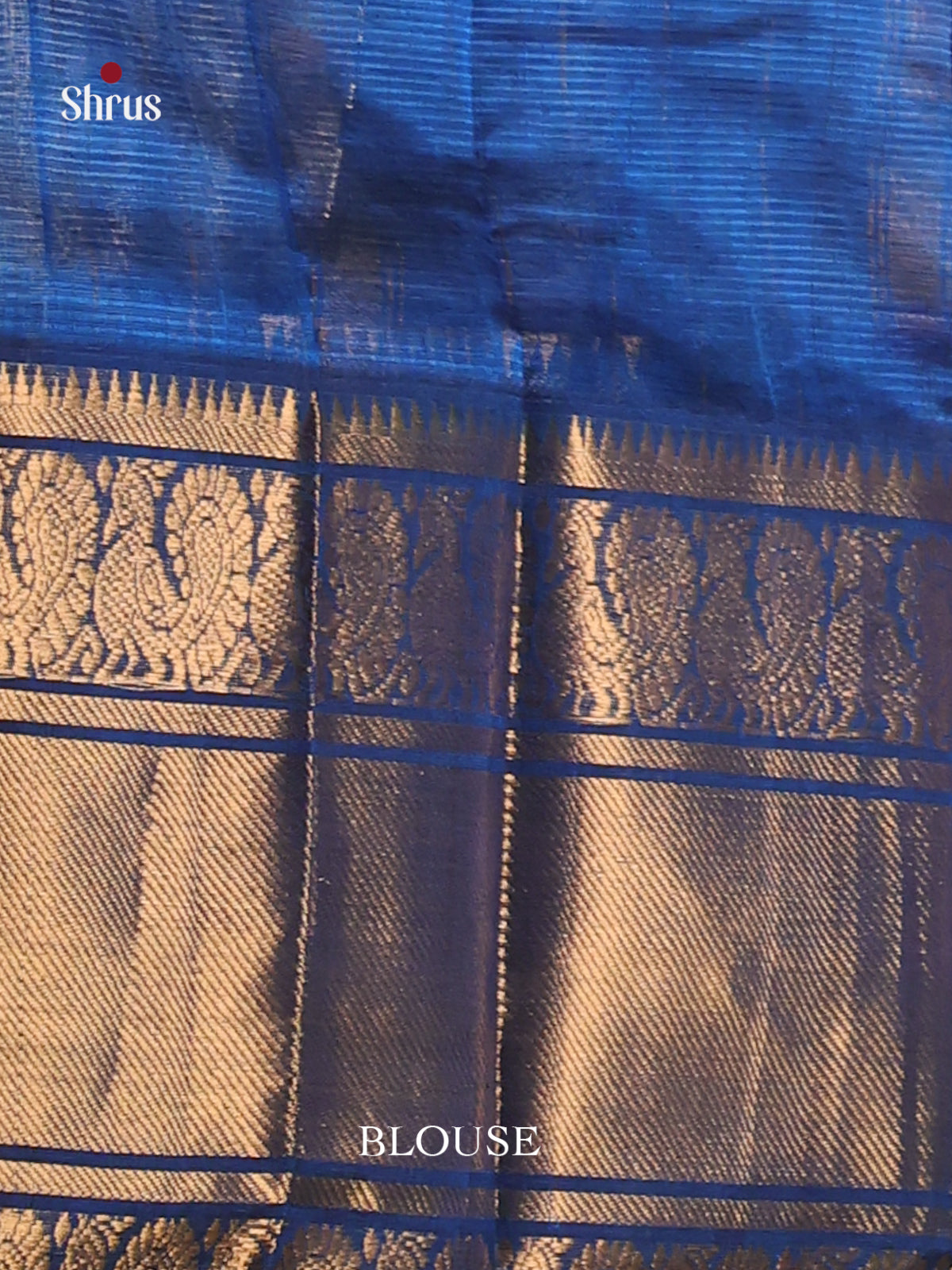 Blue(single Tone) - Mangalagiri silkcotton Saree