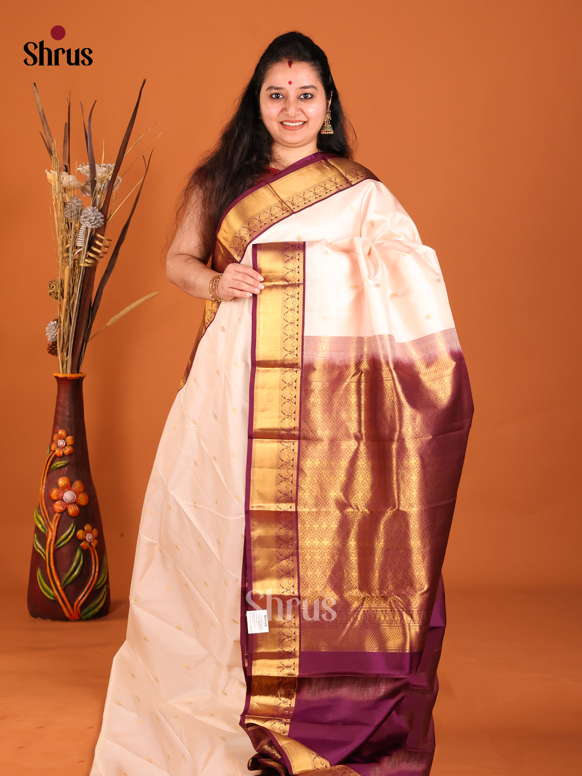 DHS14015-Kanchipuram Korvai Butta - Shop on Shrus.com