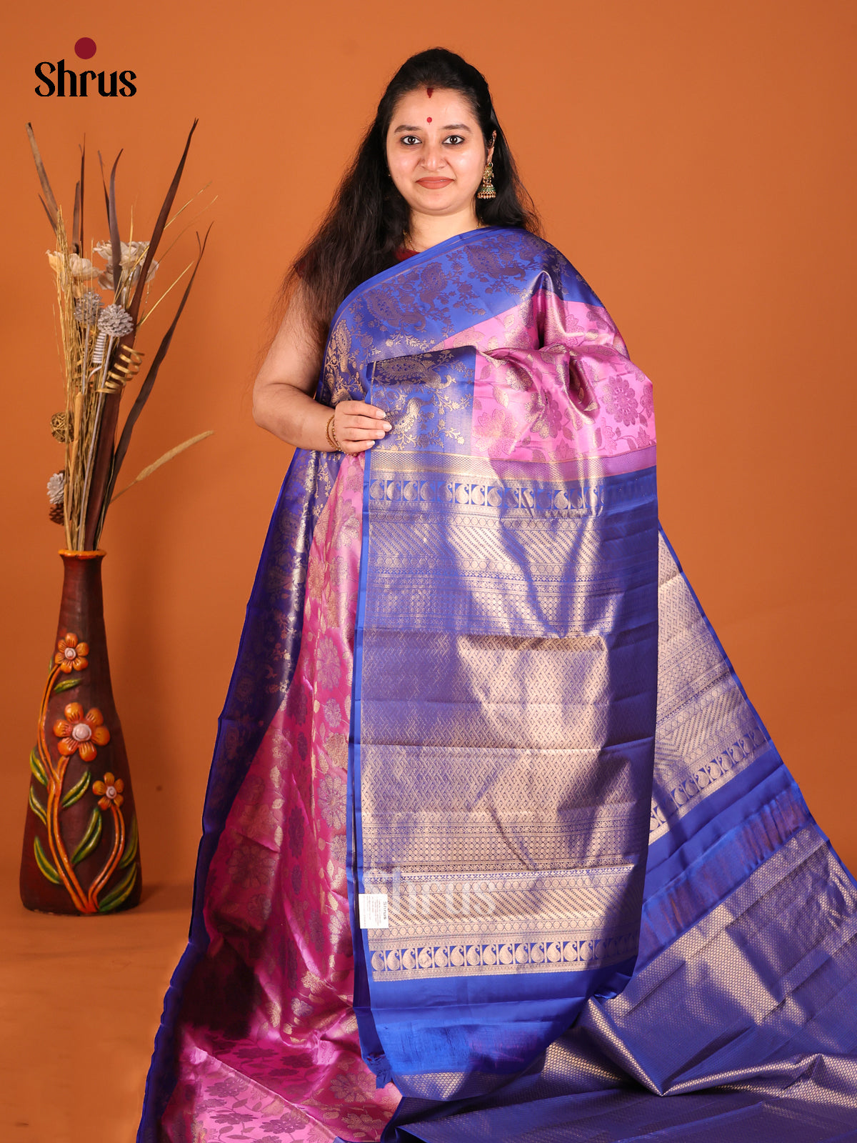DHS14025-Kanchipuram silk - Shop on Shrus.com