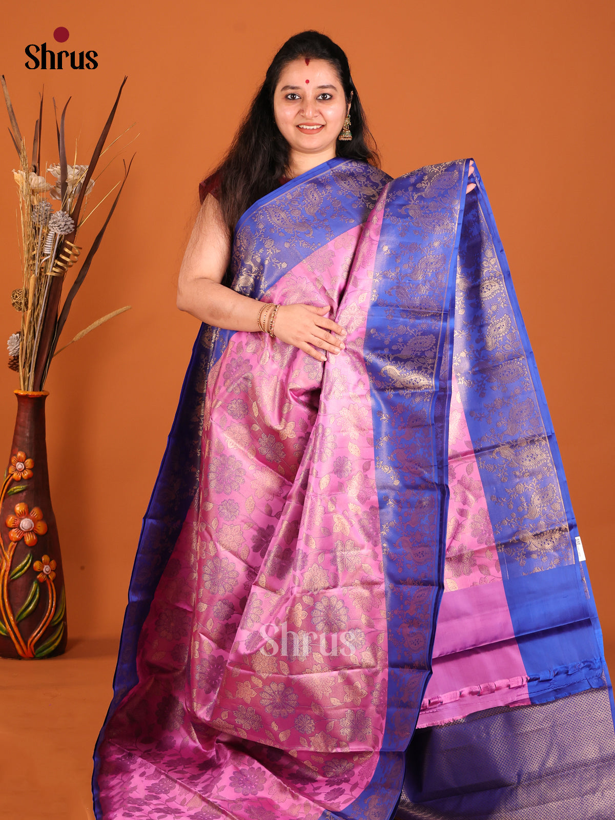 DHS14025-Kanchipuram silk - Shop on Shrus.com