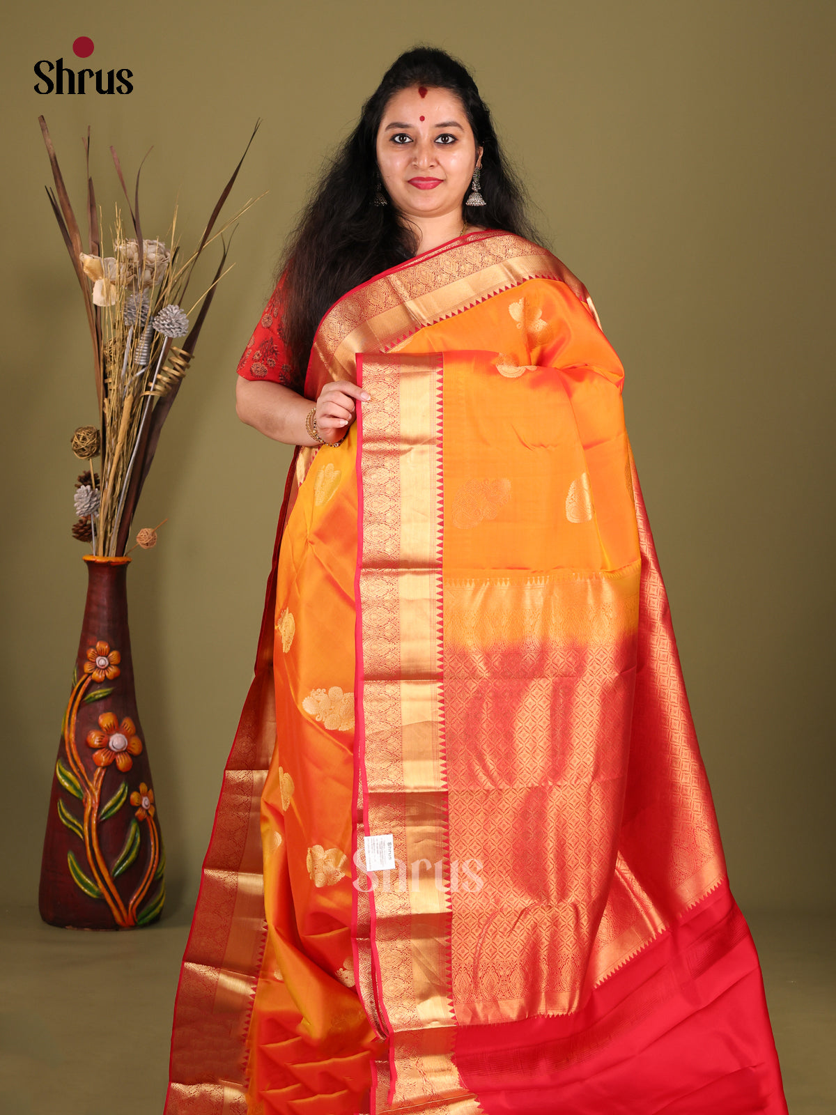 DHS14038-Kanchipuram-halfpure - Shop on Shrus.com