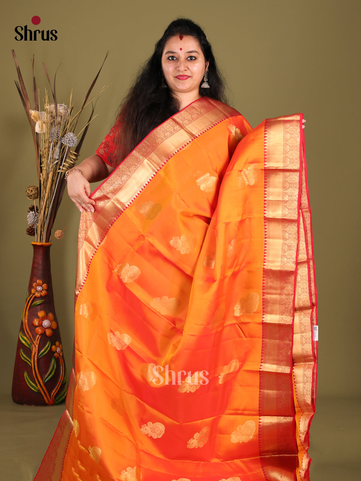 DHS14038-Kanchipuram-halfpure - Shop on Shrus.com
