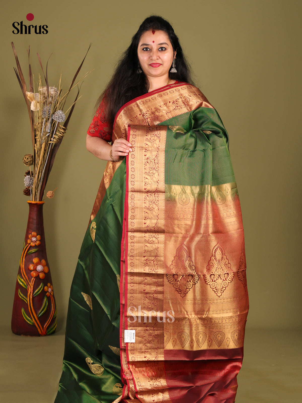 DHS14048-Kanchipuram-halfpure - Shop on Shrus.com