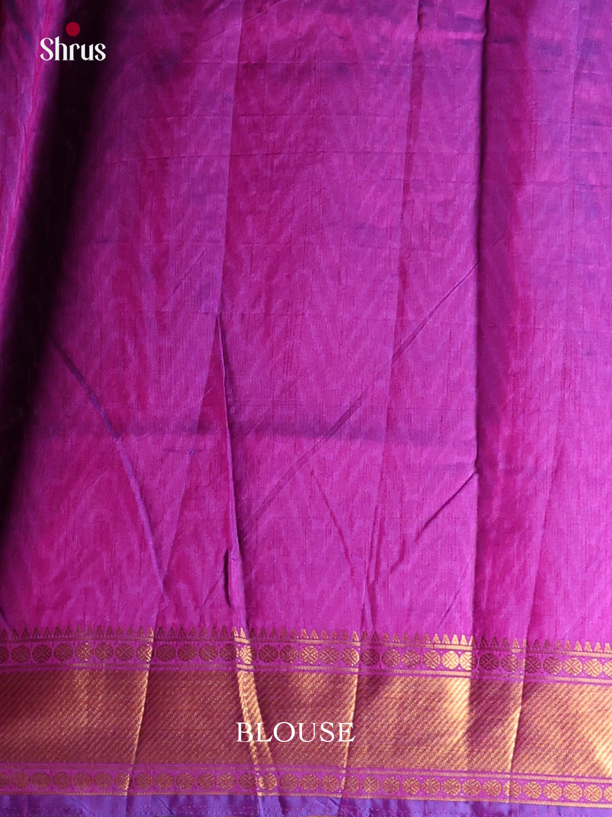 elegant blue and purple semi patola saree -1