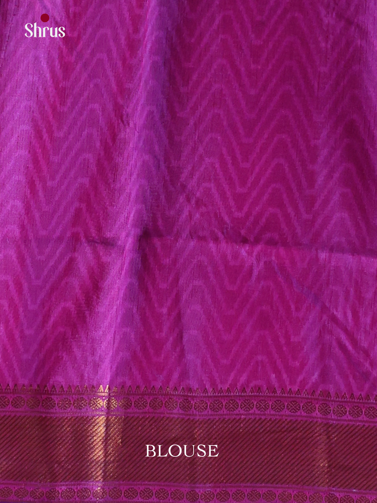 blue with purple and multi designed semi patola saree -1