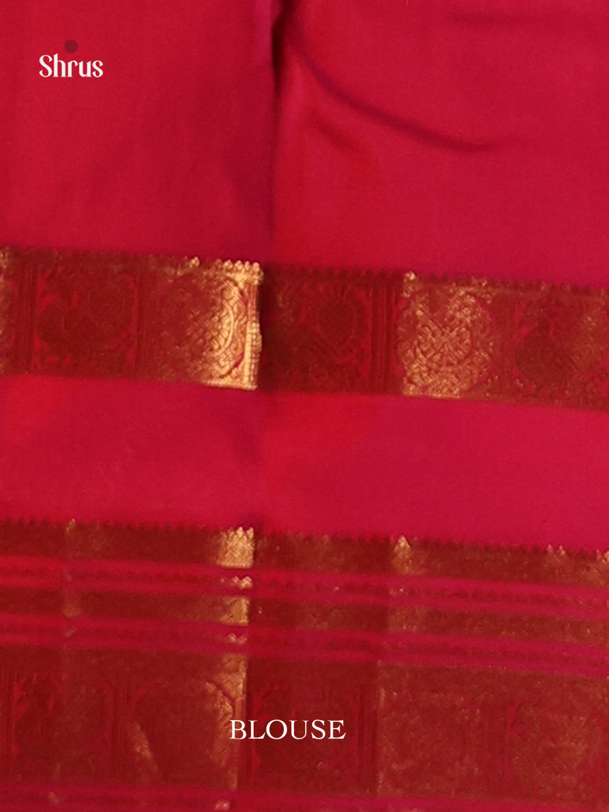 Orange & Pink - Kanchipuram-halfpure Saree