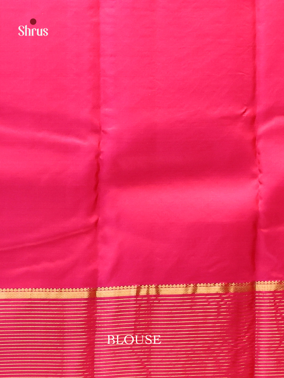 Orange & Pink - Kanchipuram-halfpure Saree - Shop on Shrus.com