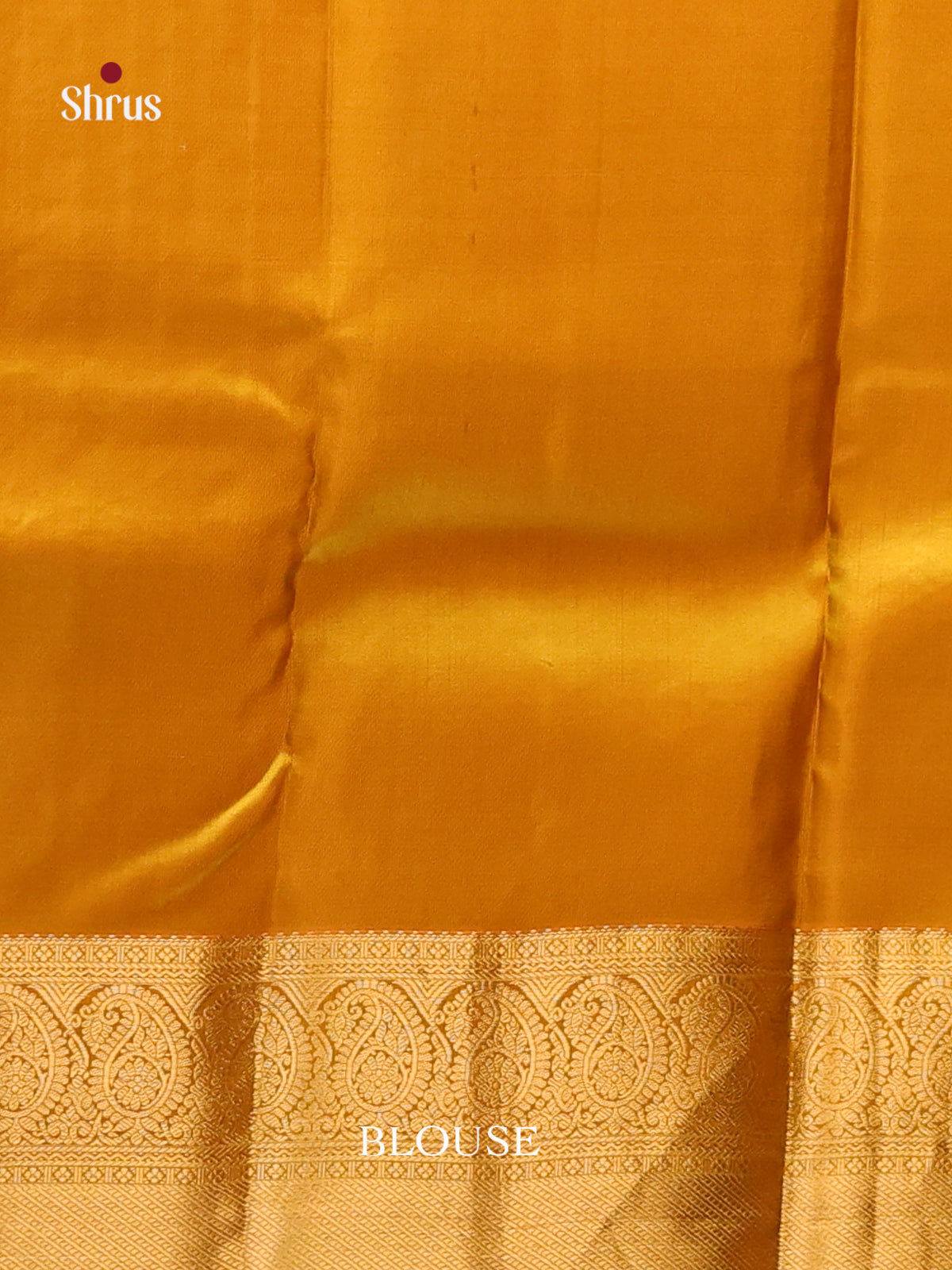 Mustard & Green - Kanchipuram-halfpure Saree - Shop on Shrus.com