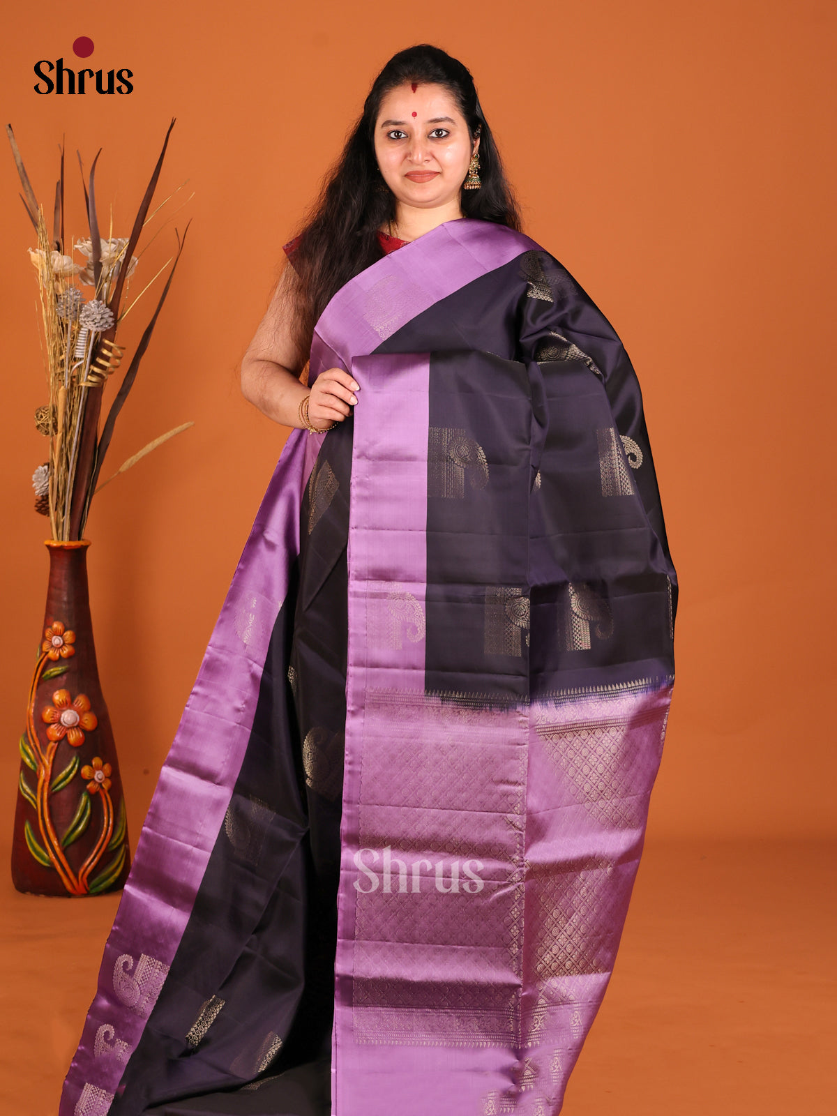 DHS18056 - Softsilk-halfpure Saree - Shop on Shrus.com