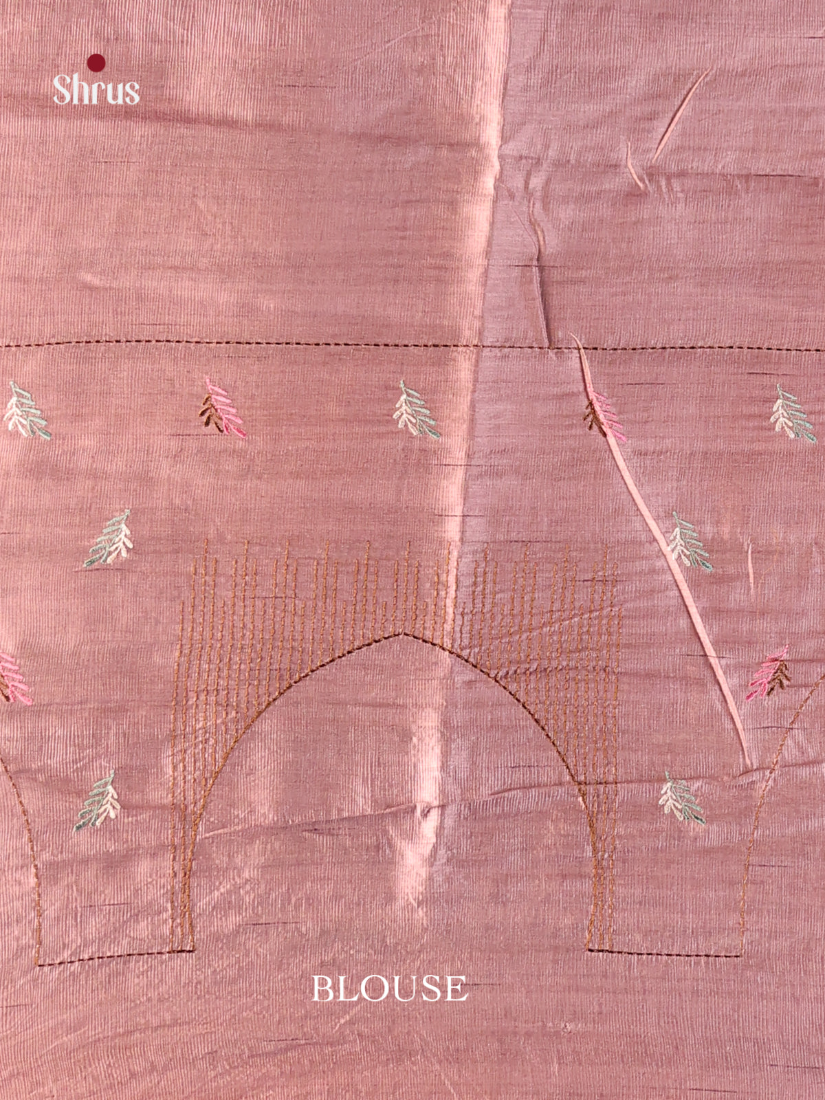 Lavender- Semi Rawsilk Saree - Shop on Shrus.com