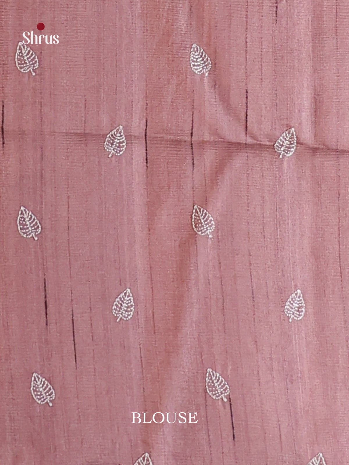 Dusty brown - Semi Rawsilk Saree - Shop on Shrus.com