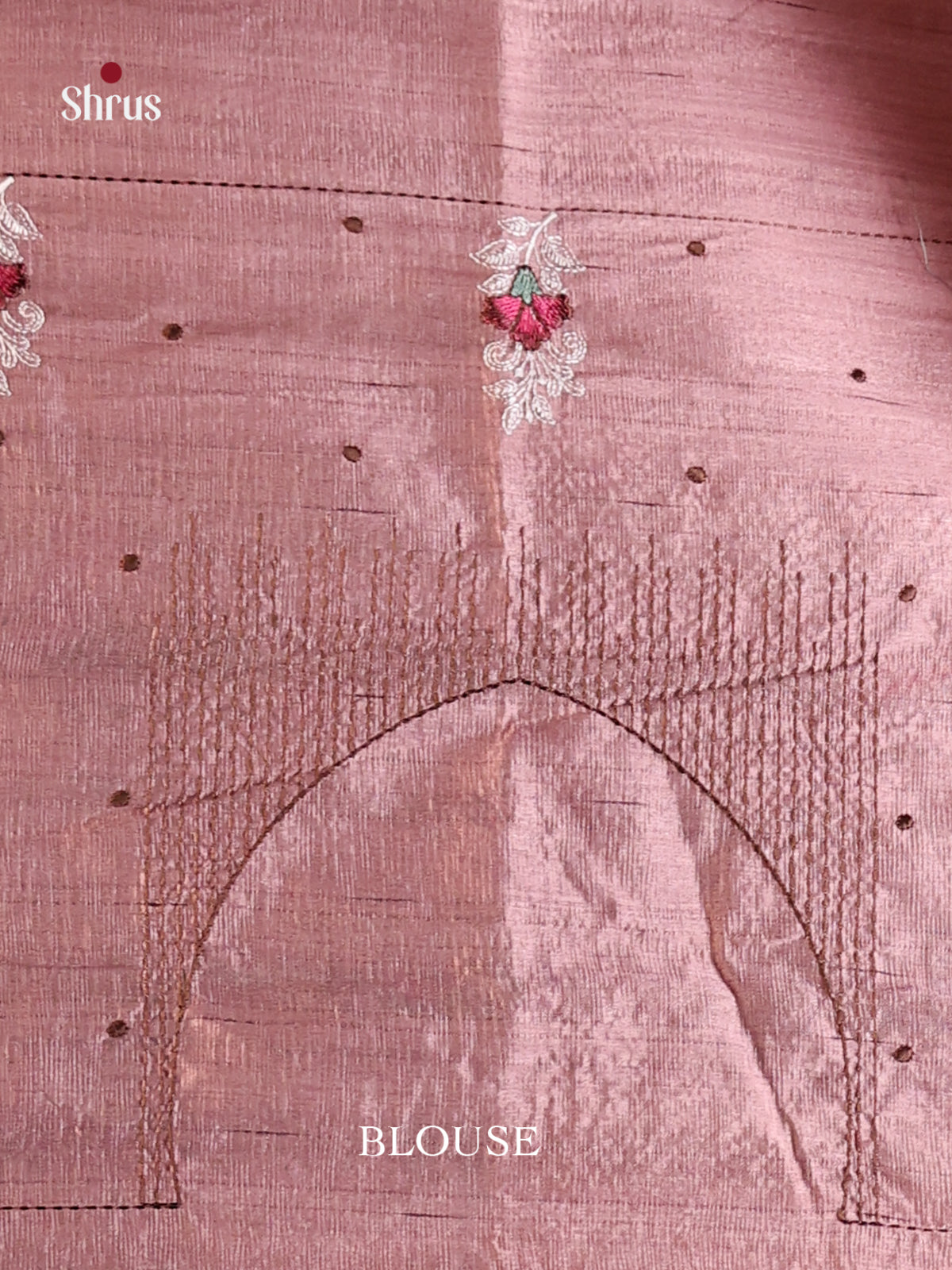Lavender - Semi Rawsilk Saree - Shop on Shrus.com