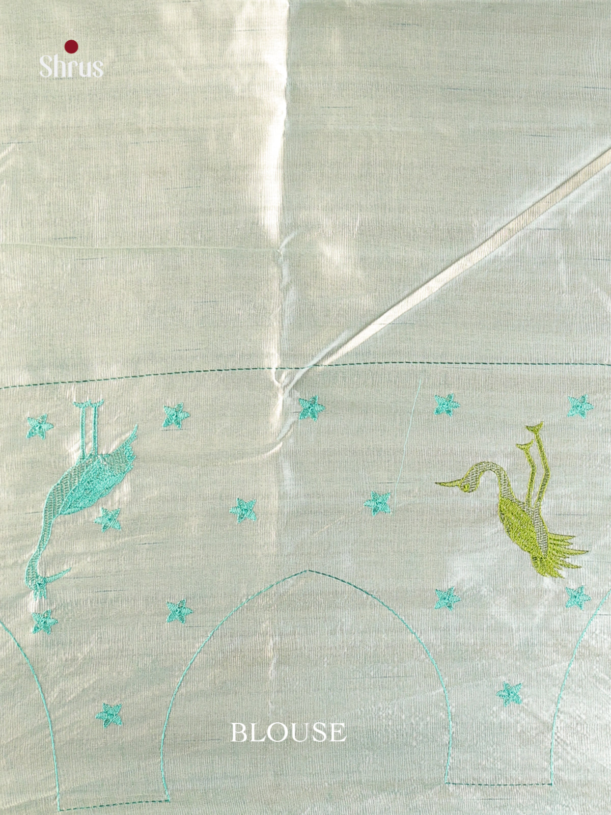 Pastel Green - Semi Rawsilk Saree