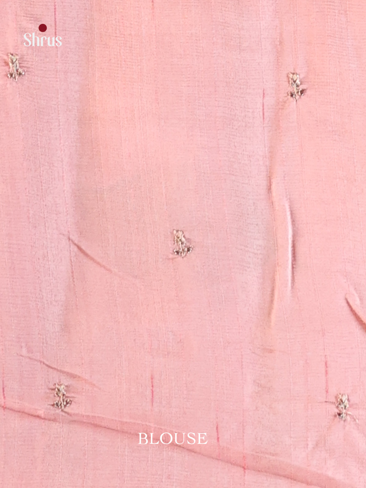 Pink - Semi Rawsilk Saree - Shop on Shrus.com