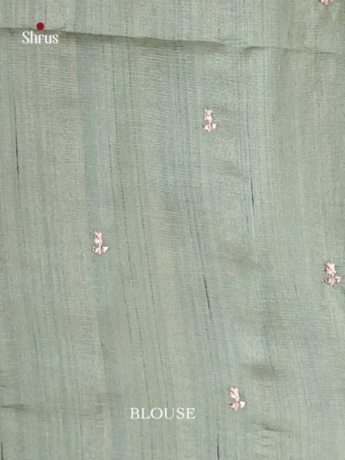 Green - Semi Rawsilk Saree - Shop on Shrus.com