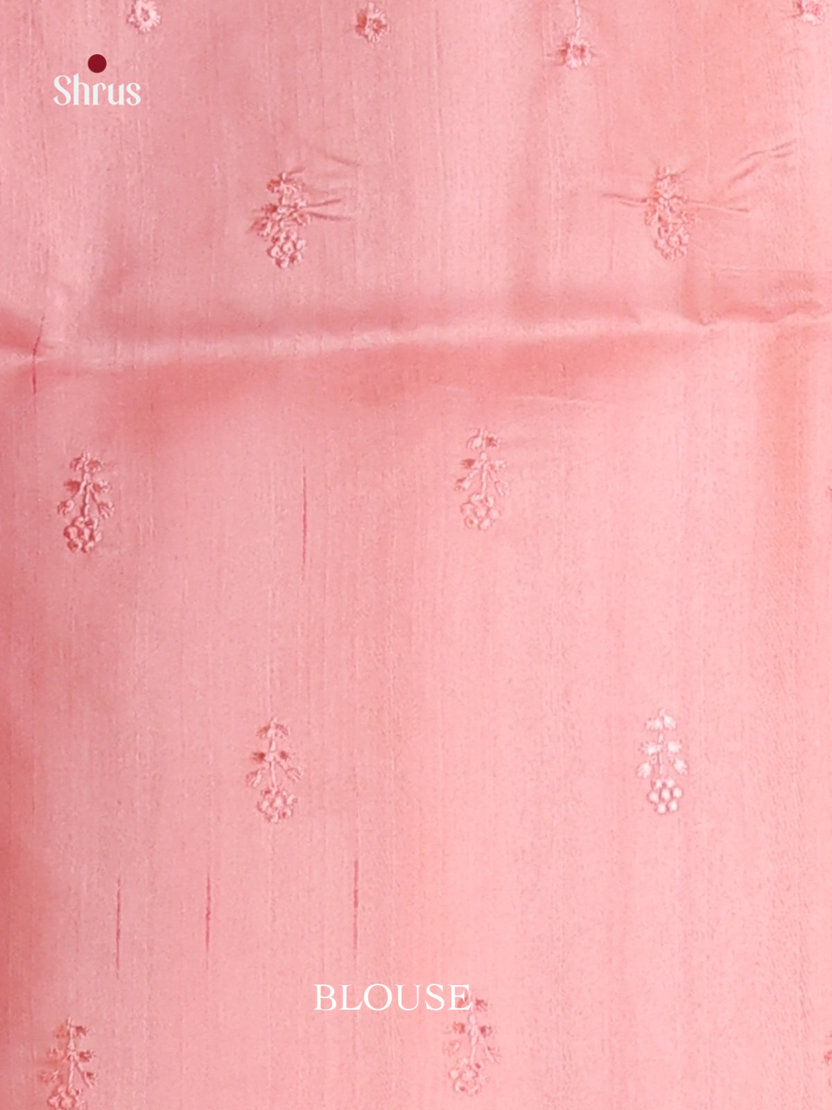 Pink - Semi Rawsilk Saree - Shop on Shrus.com