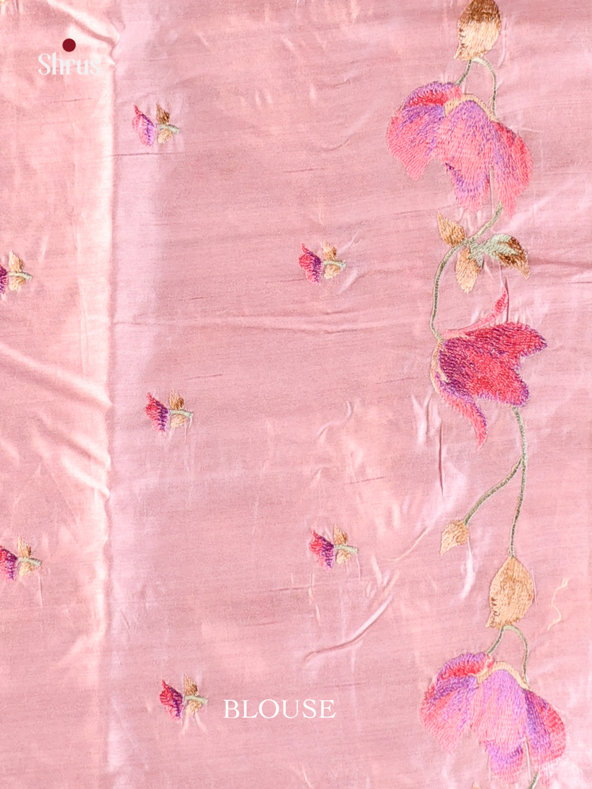 Lavender- Semi Rawsilk Saree - Shop on Shrus.com