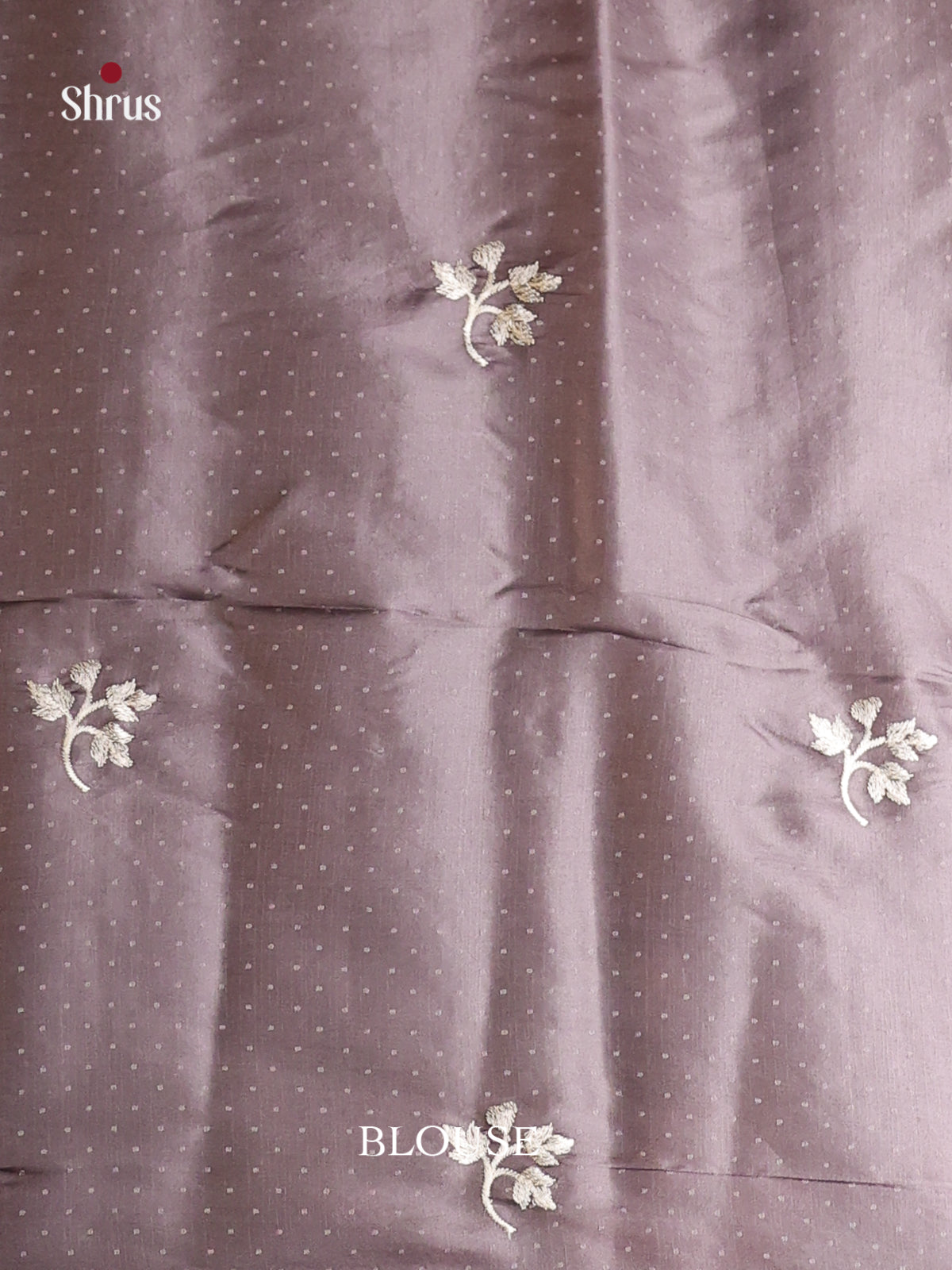 Grey - Semi Rawsilk Saree - Shop on Shrus.com