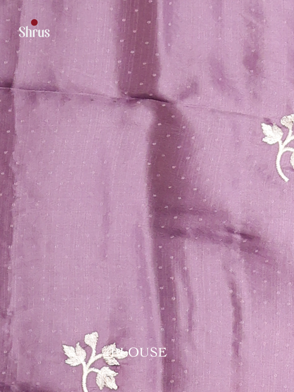 Lavender- Semi Rawsilk Saree - Shop on Shrus.com