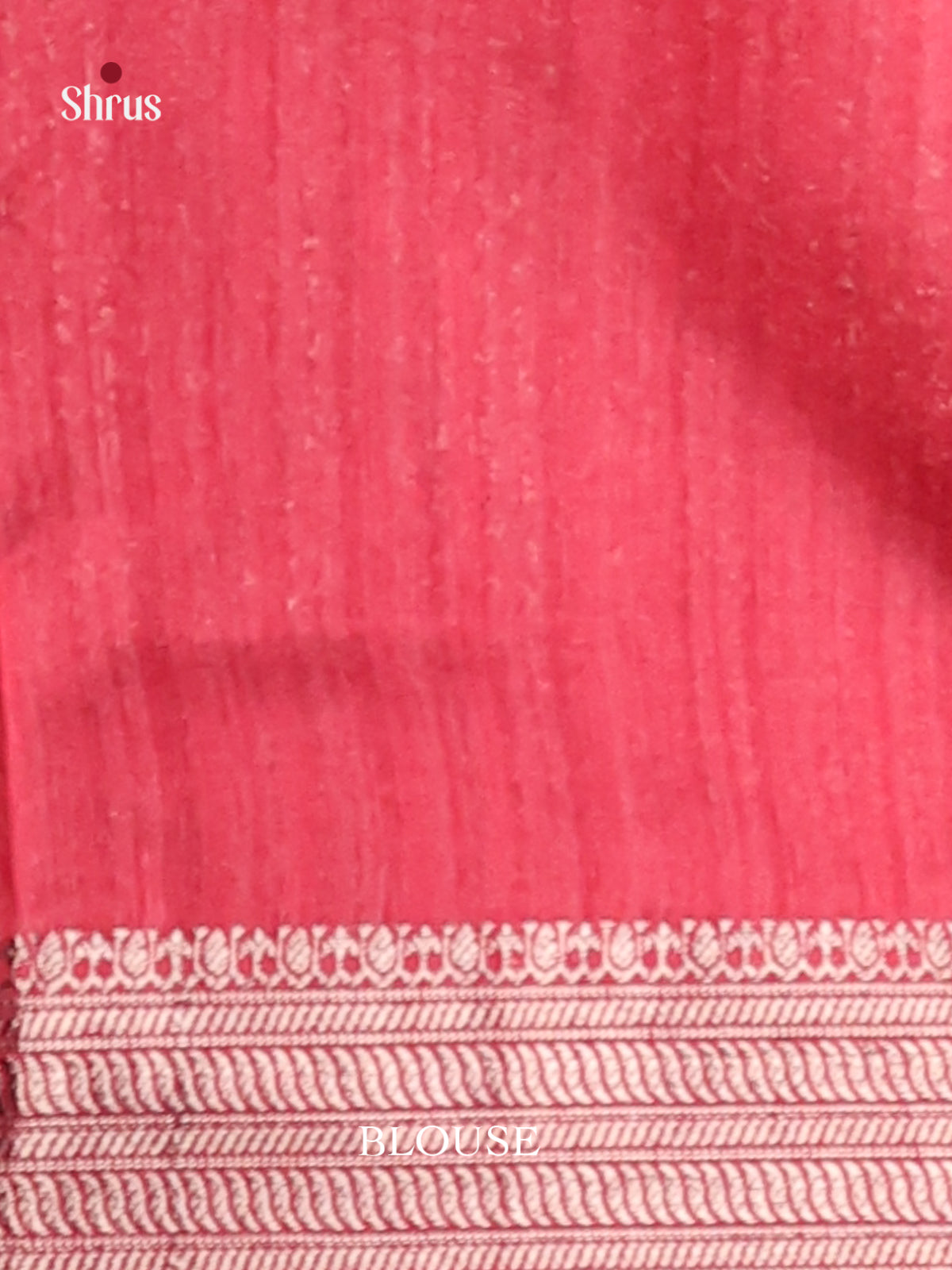 Maroon- Semi Jute Saree - Shop on Shrus.com