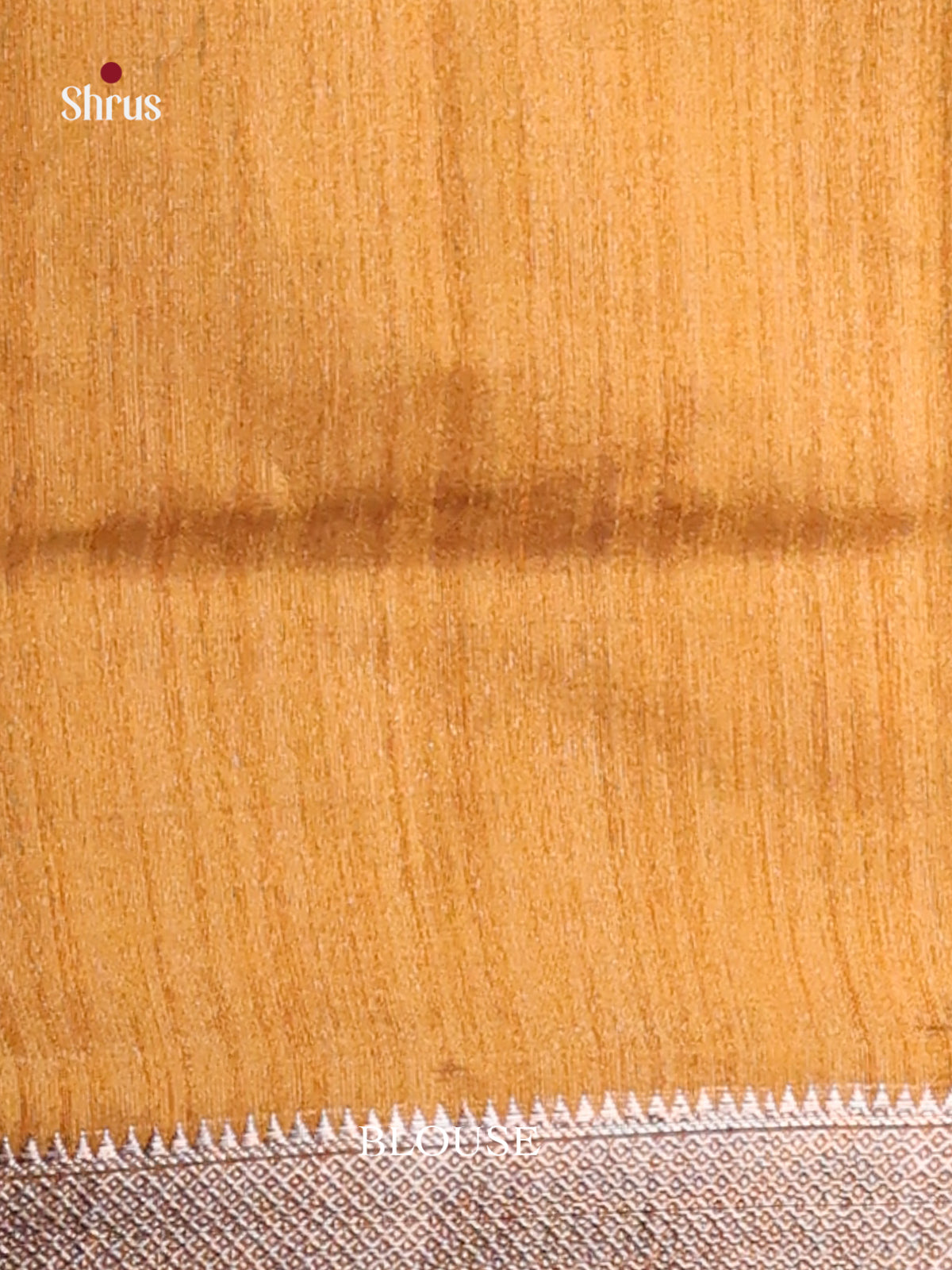 Mustard - Semi Jute Saree - Shop on Shrus.com