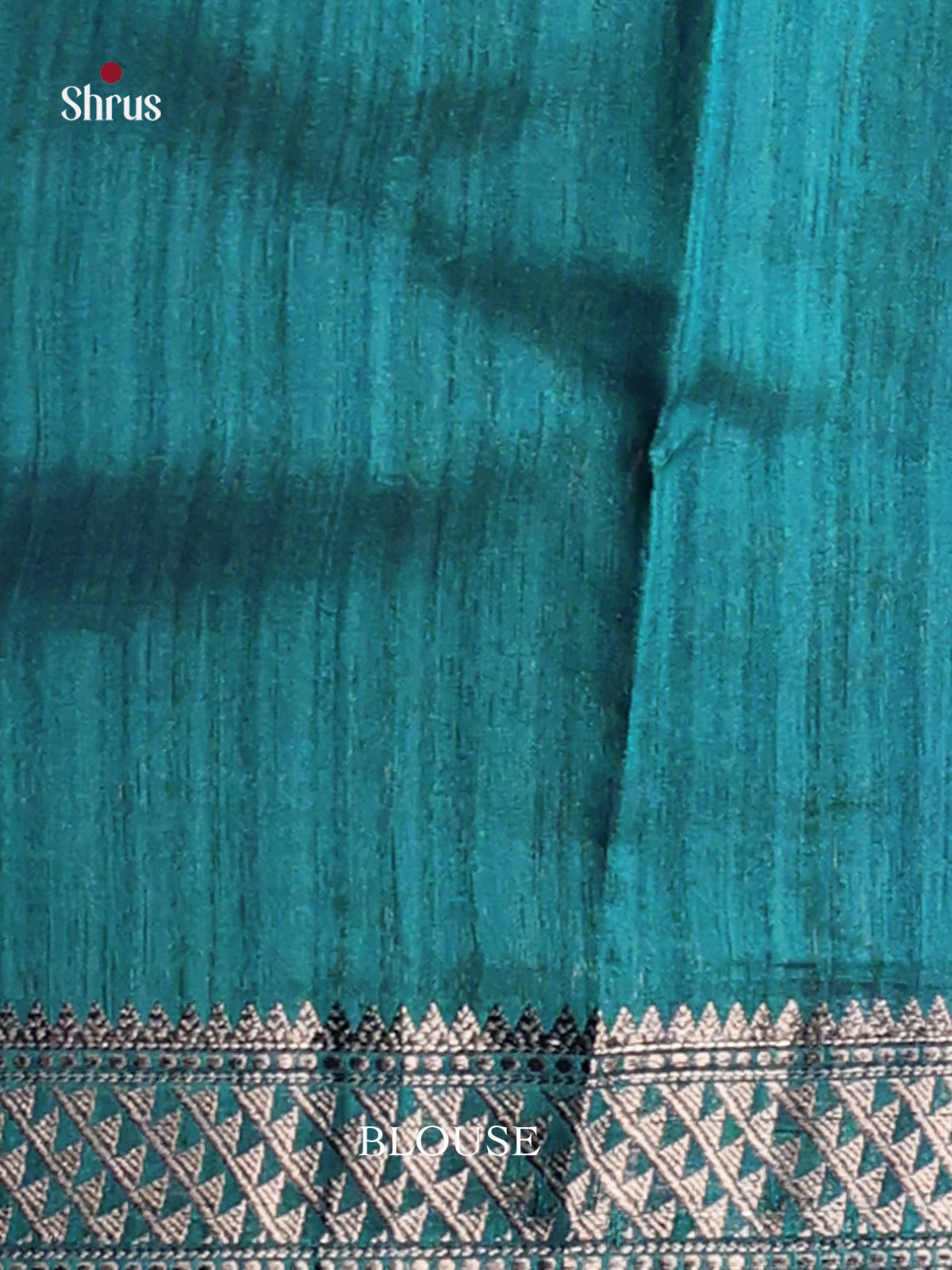 Green - Semi Jute Saree - Shop on Shrus.com