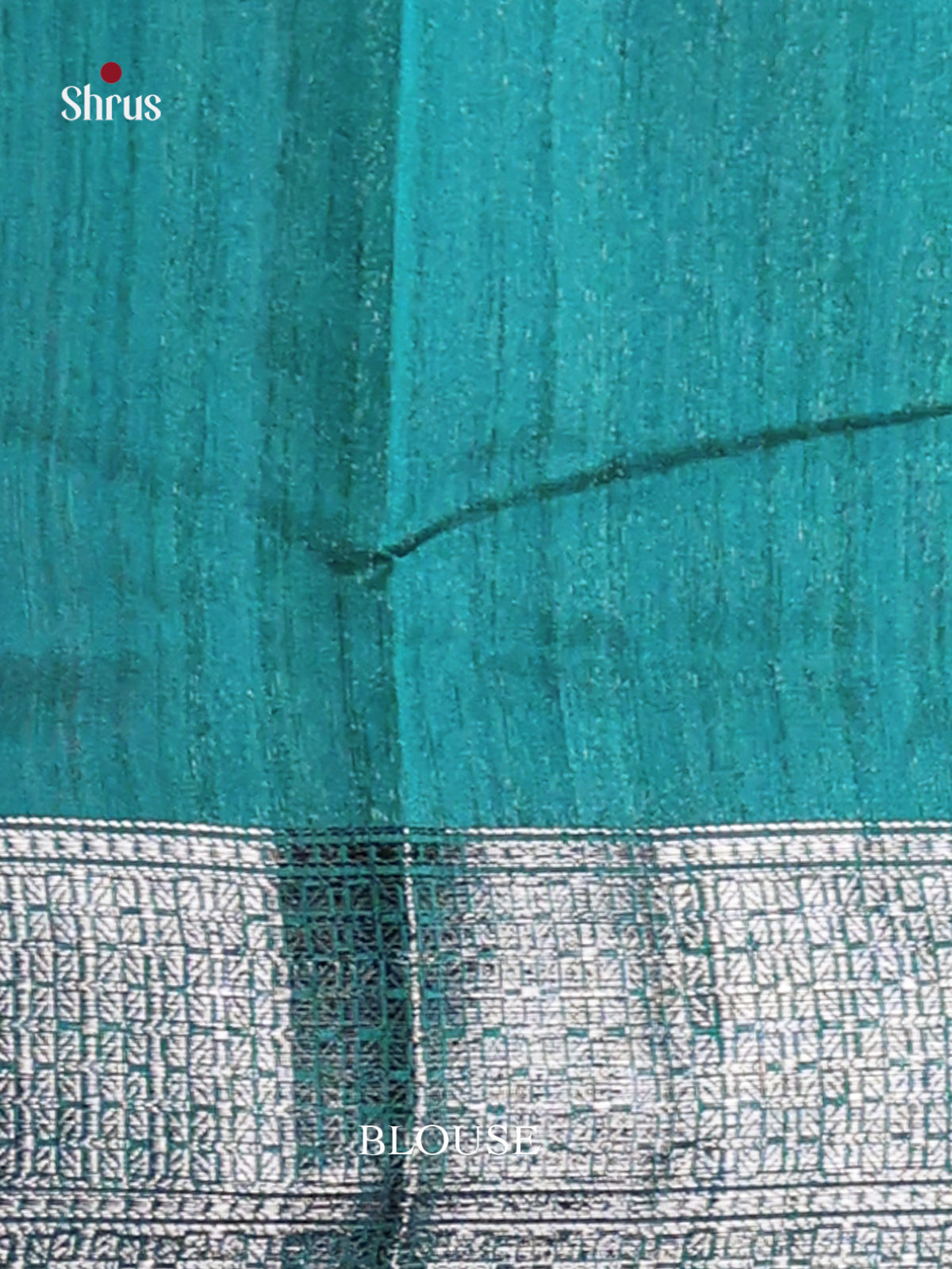 Green - Semi Jute Saree - Shop on Shrus.com