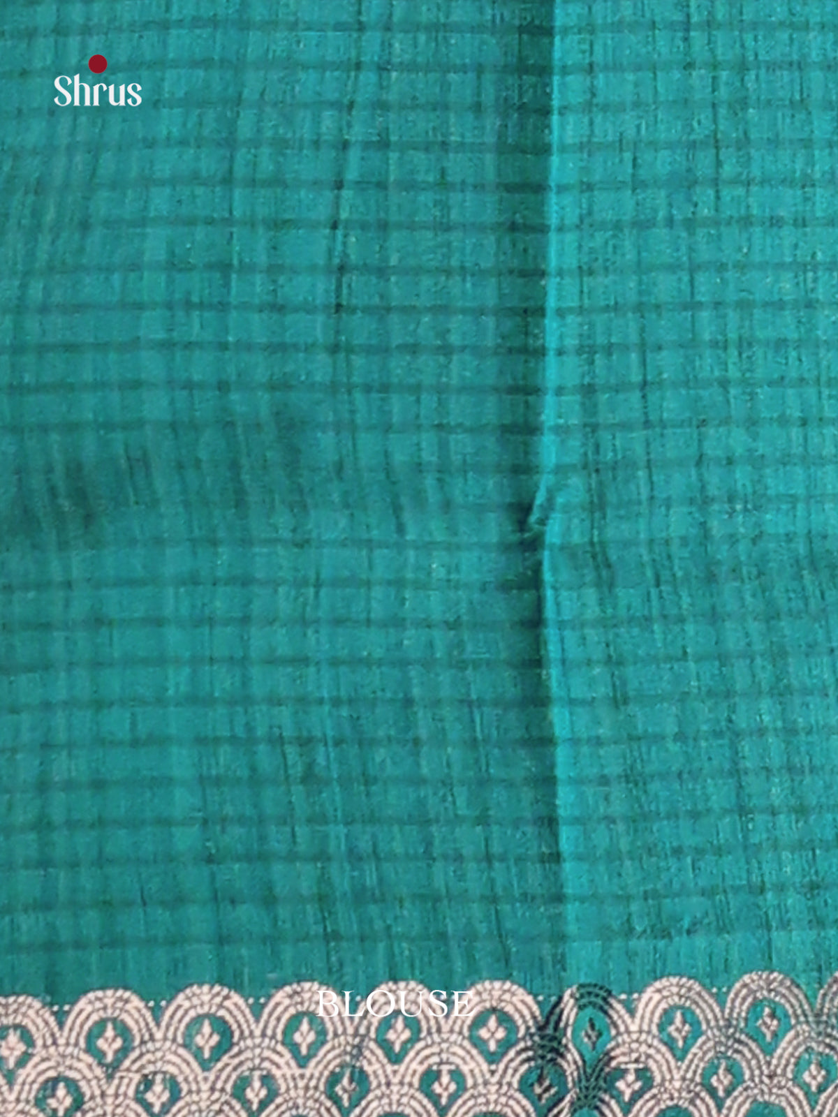 Green - Semi Jute Saree - Shop on Shrus.com