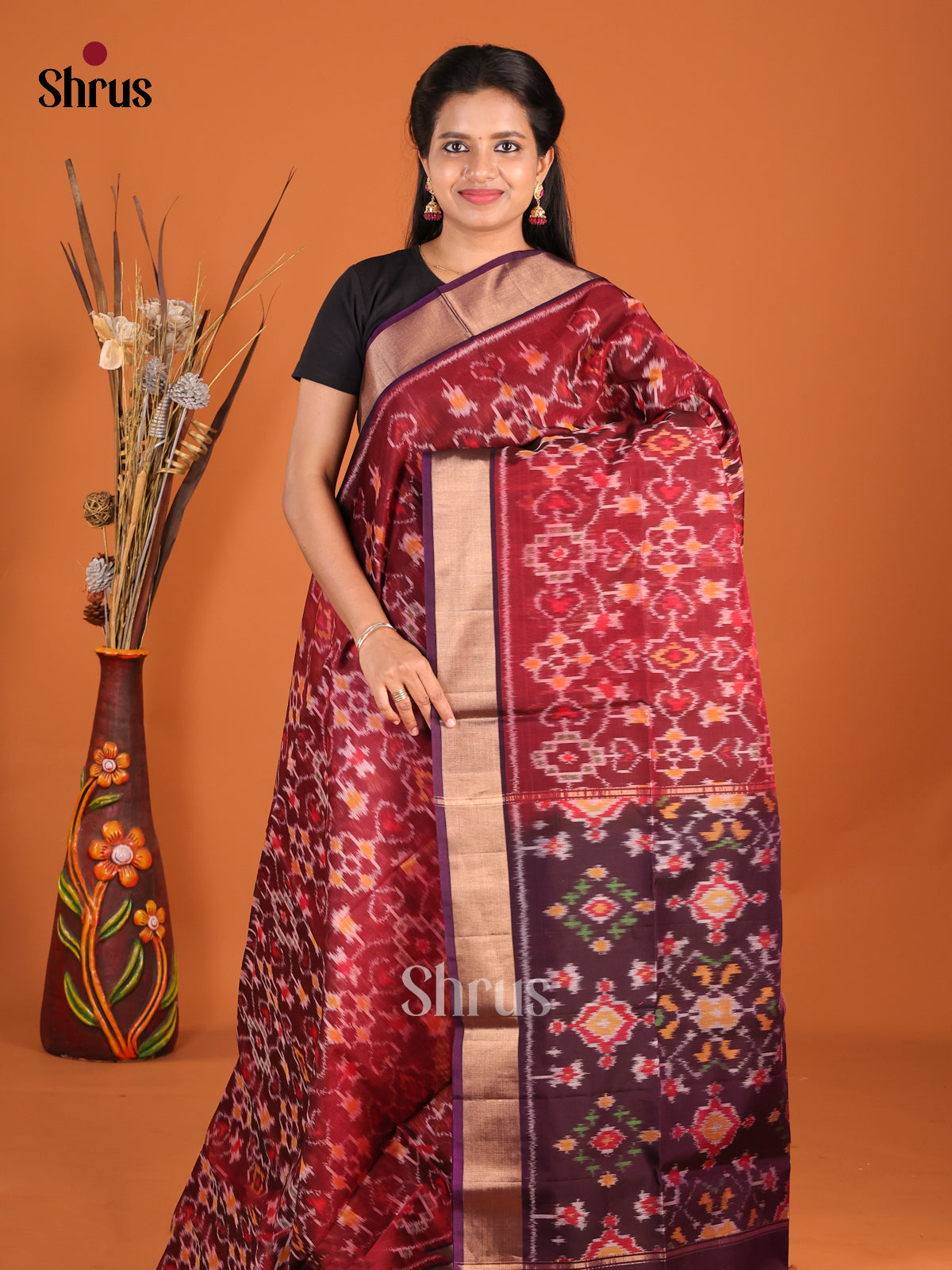 DHS20086 - Pochampally sico Saree - Shop on Shrus.com