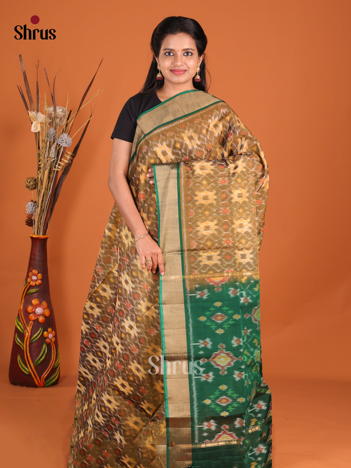 DHS20087 - Pochampally sico Saree - Shop on Shrus.com