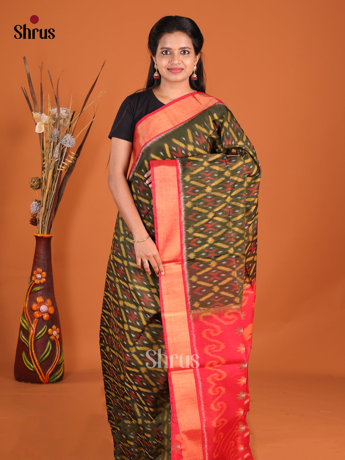 DHS20089 - Pochampally sico Saree - Shop on Shrus.com
