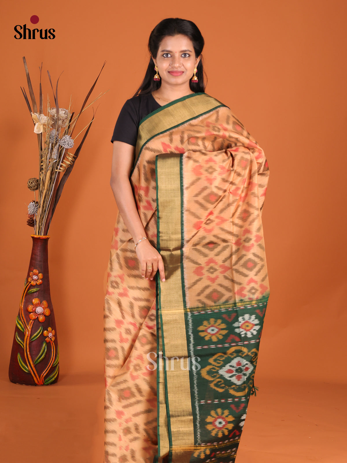 DHS20097 - Pochampally sico Saree - Shop on Shrus.com