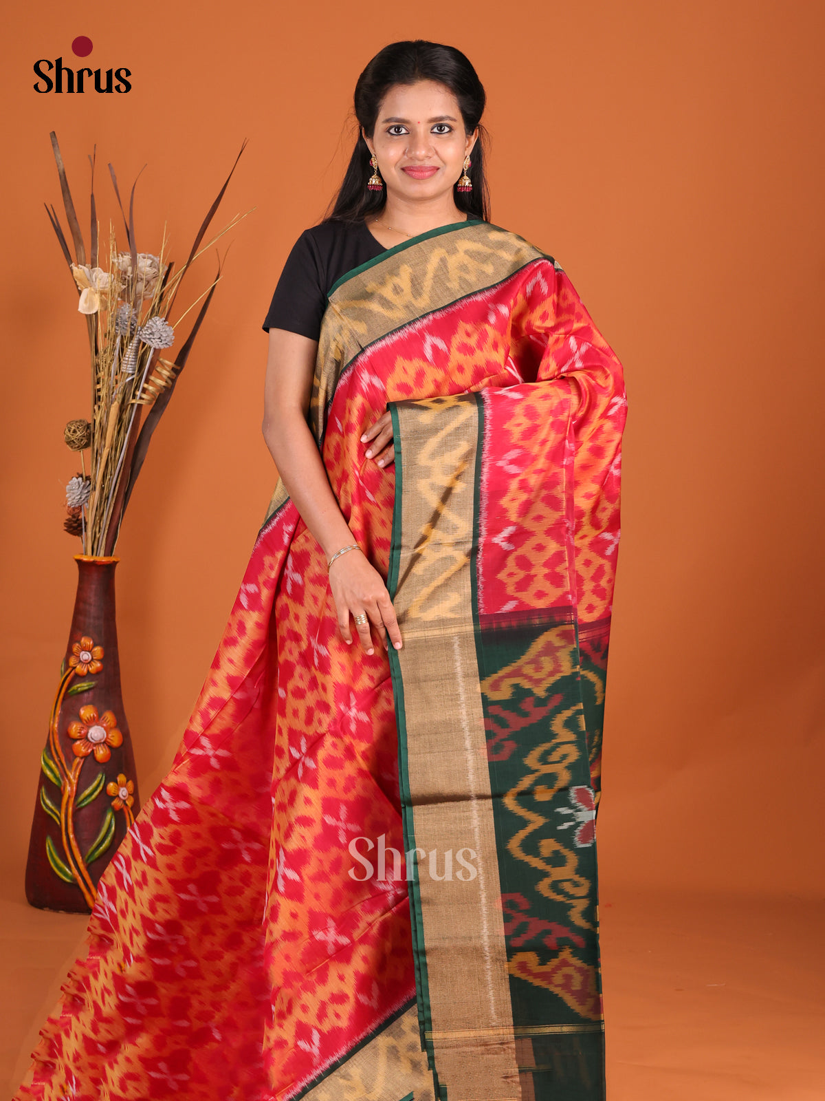 DHS20117 - Pochampally sico Saree - Shop on Shrus.com