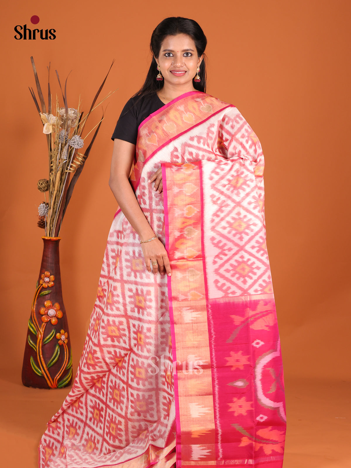 DHS20118 - Pochampally sico Saree - Shop on Shrus.com