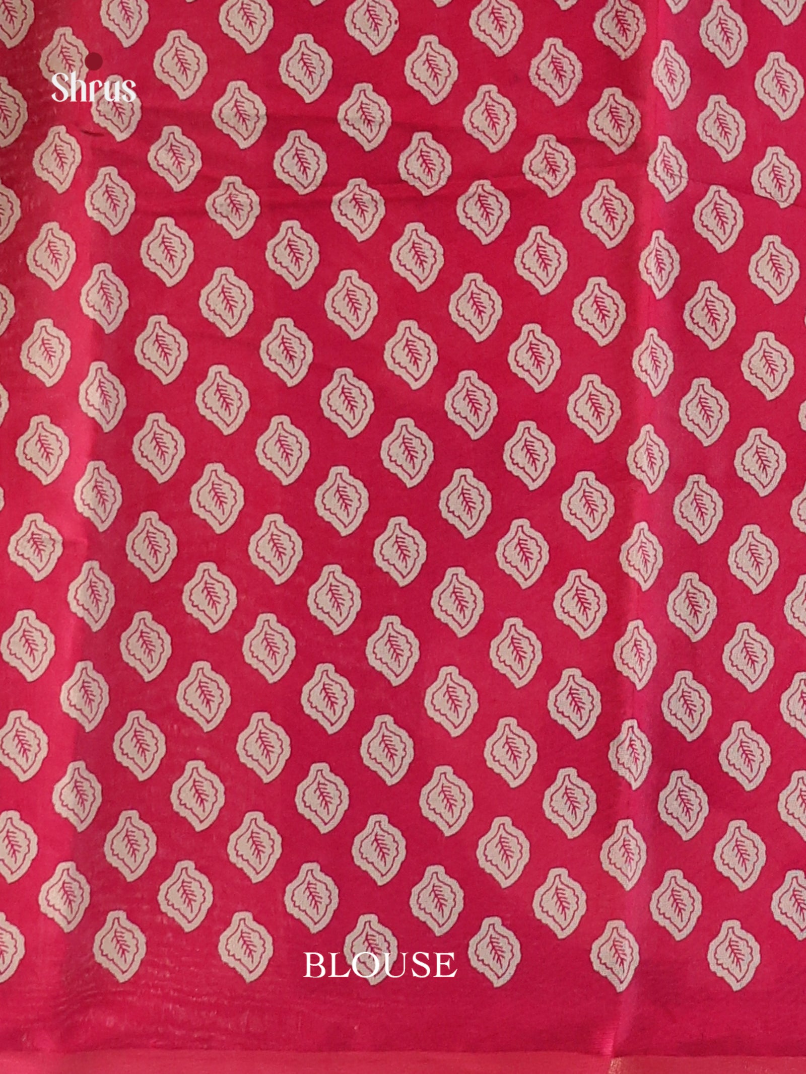 Blue & Pink - Art Modal Saree