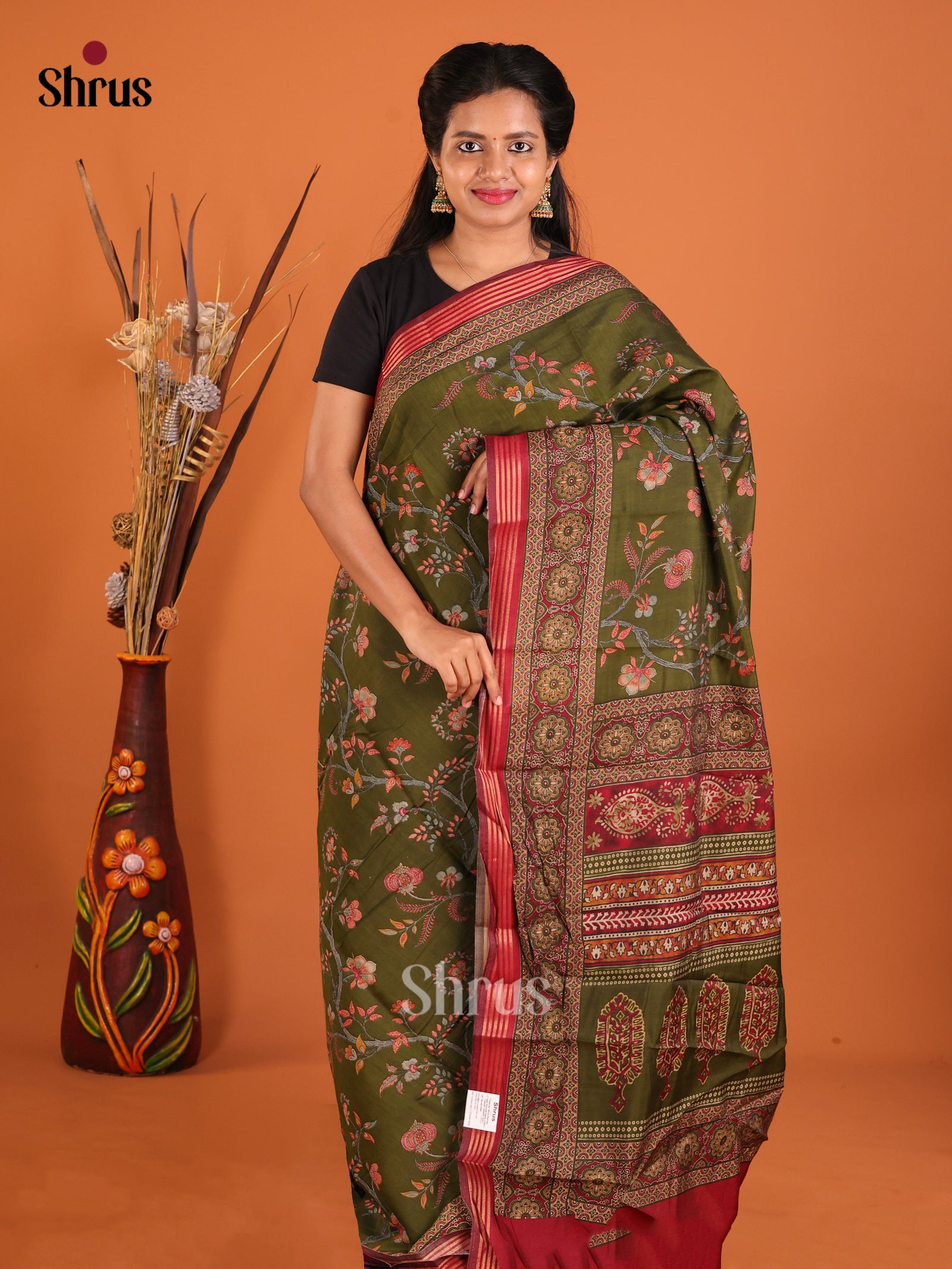 DHS20307 - Art Modal Saree - Shop on Shrus.com