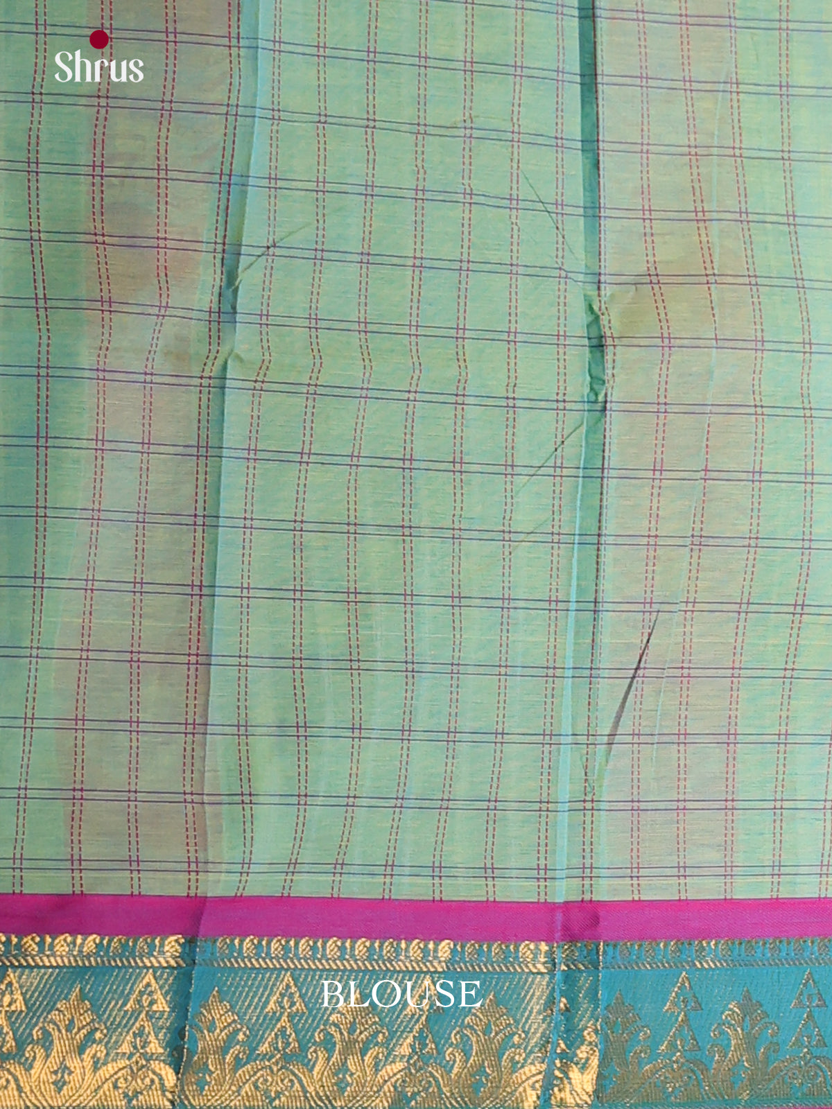 Pista Green & Purple- Chettinad Cotton Saree