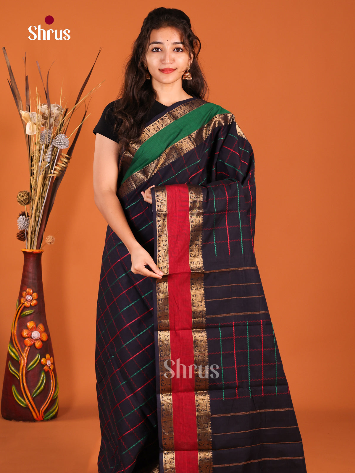 DHS21015 - Chettinad Cotton Saree