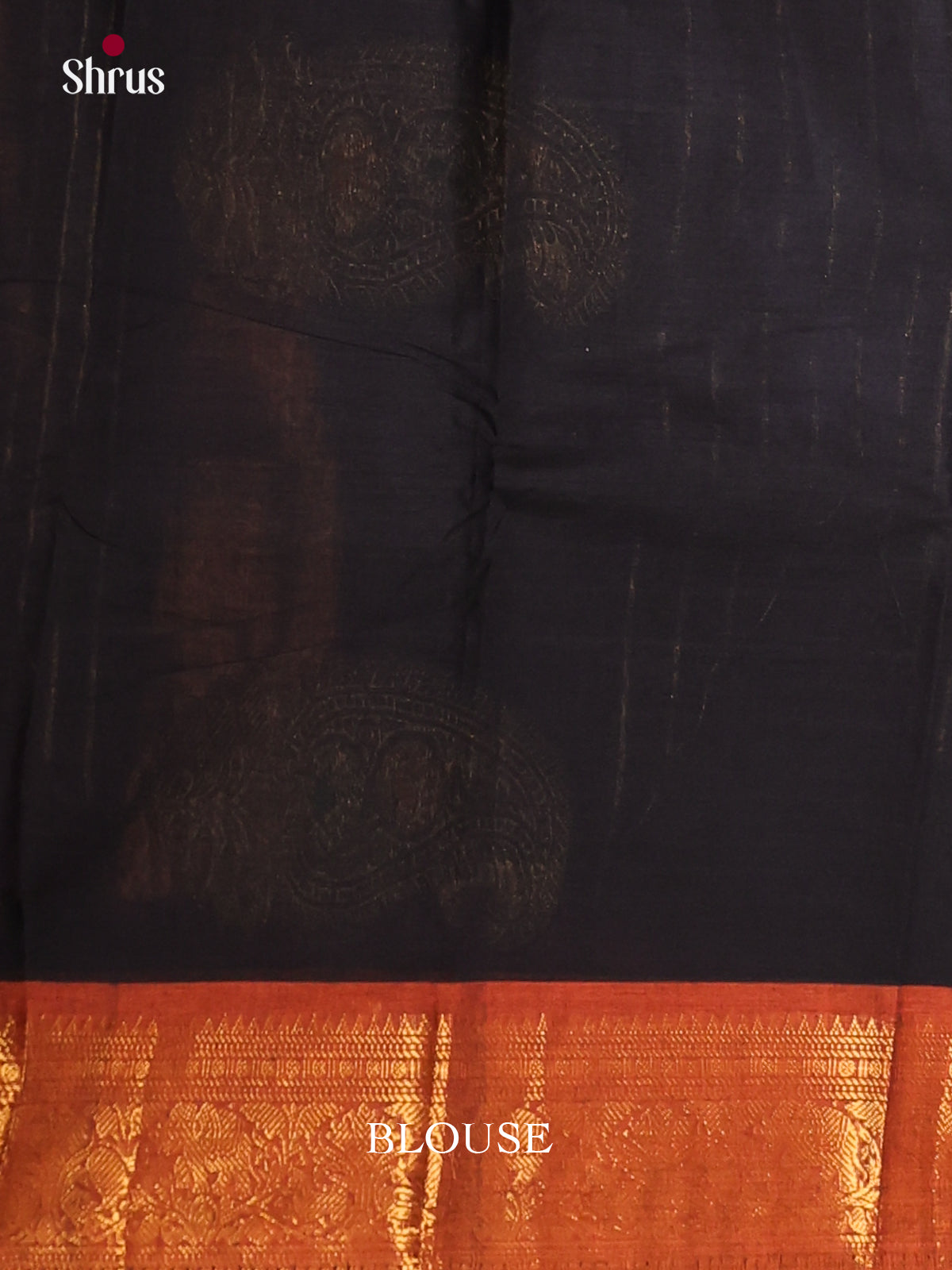 Black & Orange- Chettinad Cotton Saree