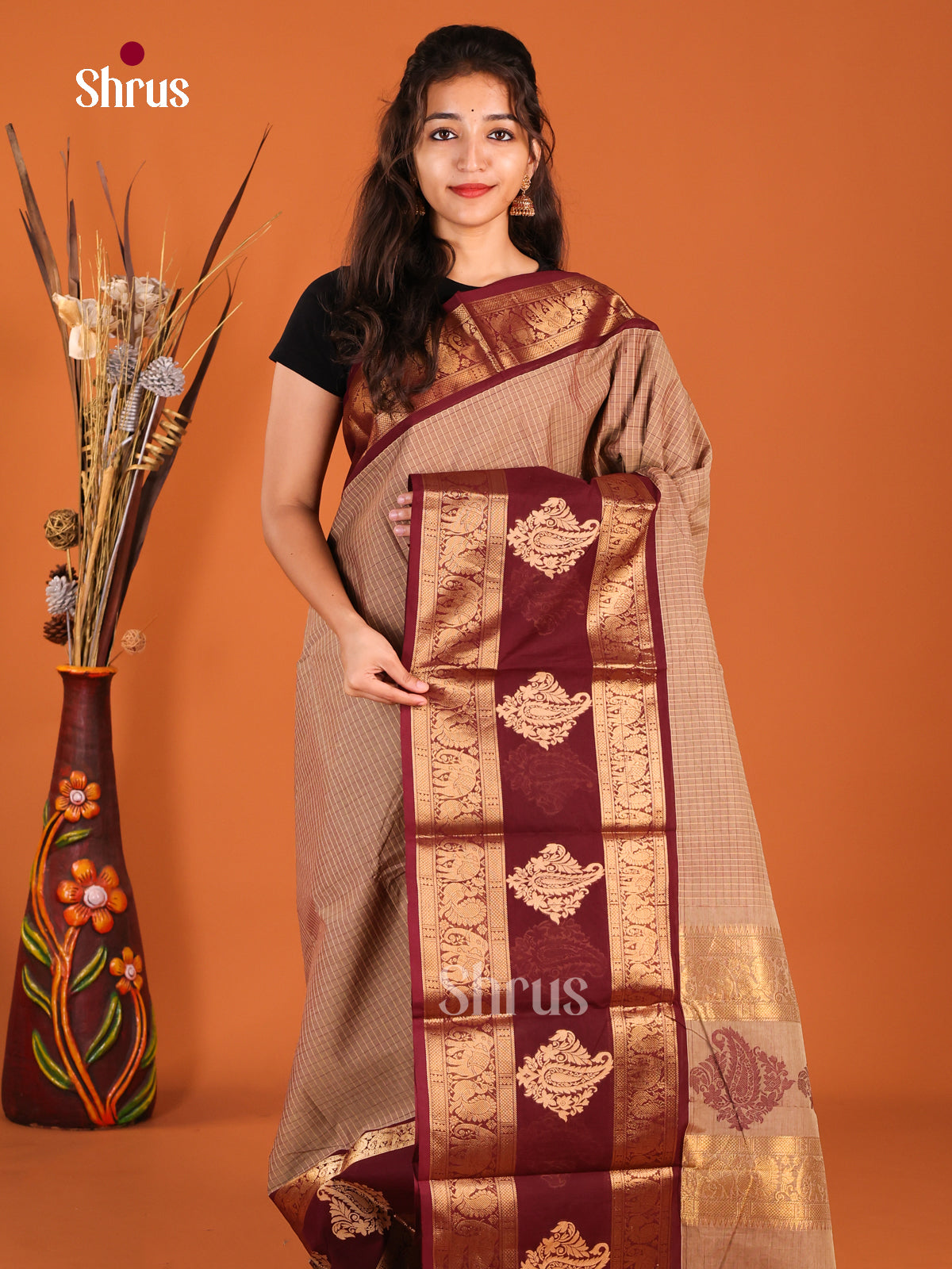 DHS21043 - Chettinad Cotton Saree