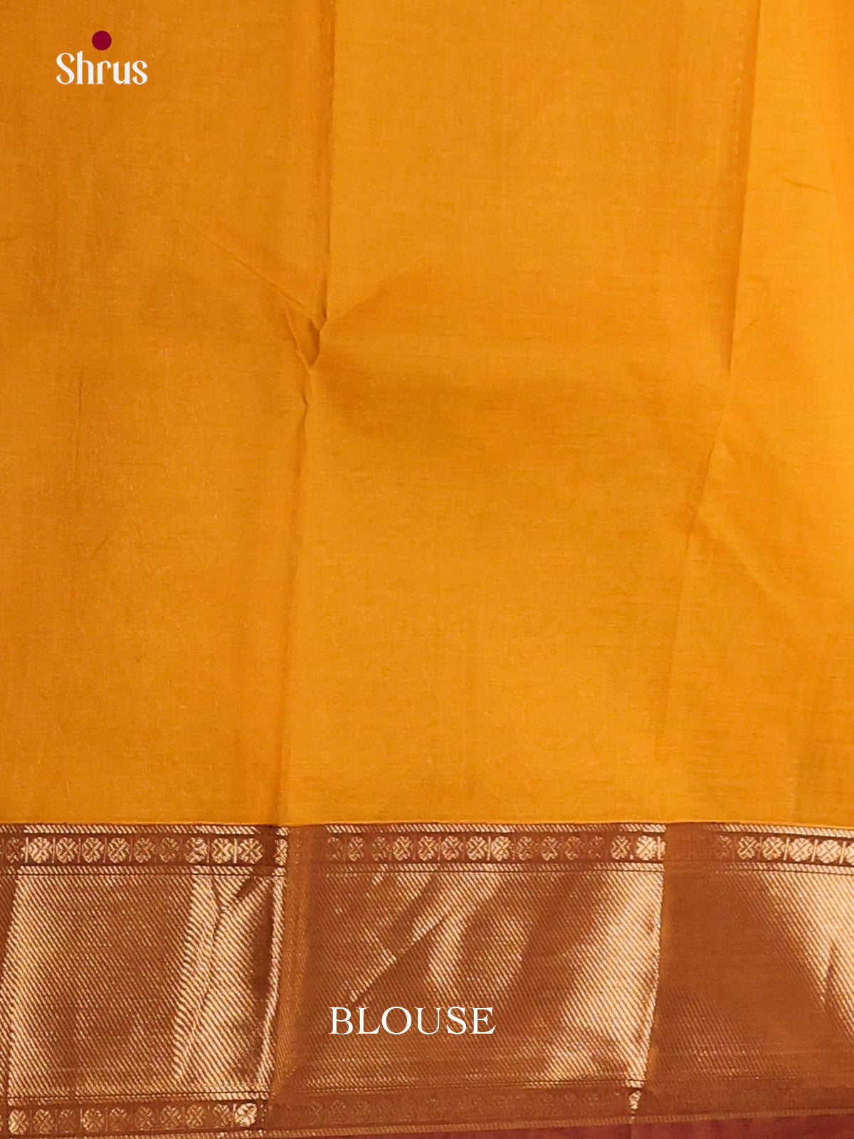 Mustard & Brown - Chettinad Cotton Saree