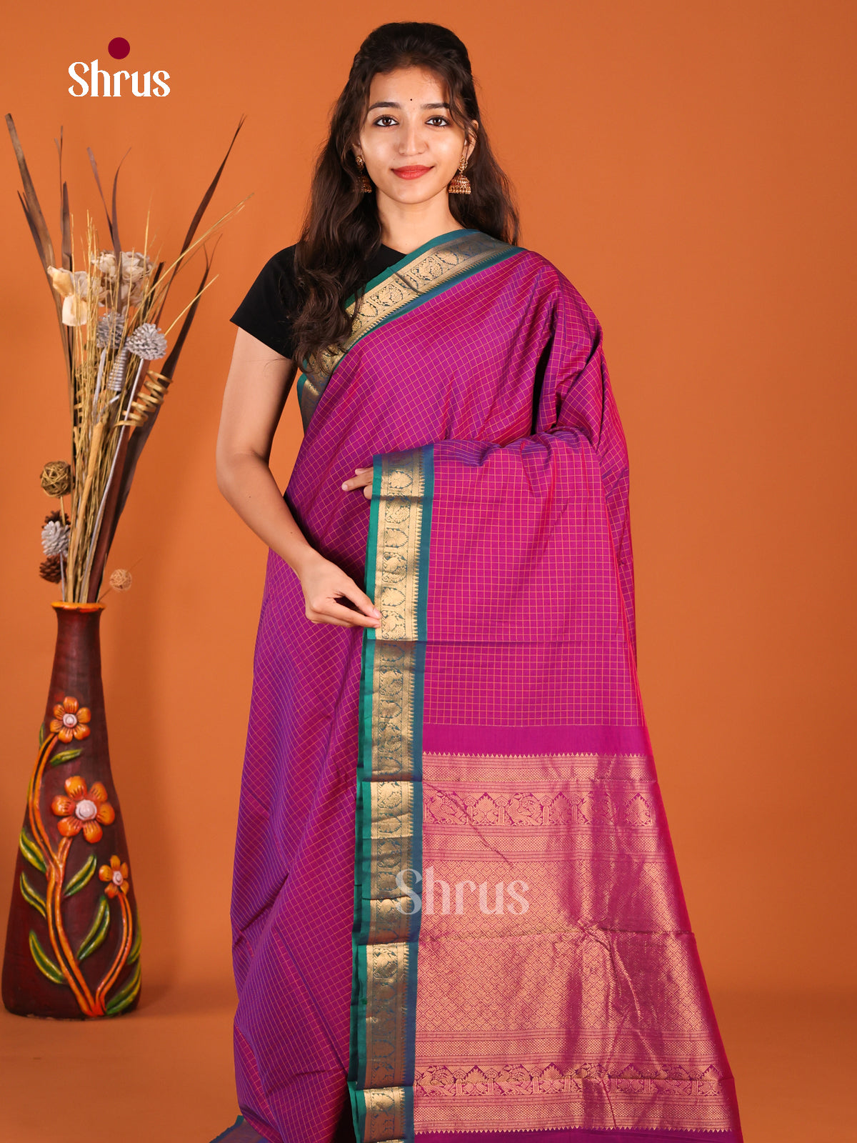 DHS21060 - Chettinad Cotton Saree