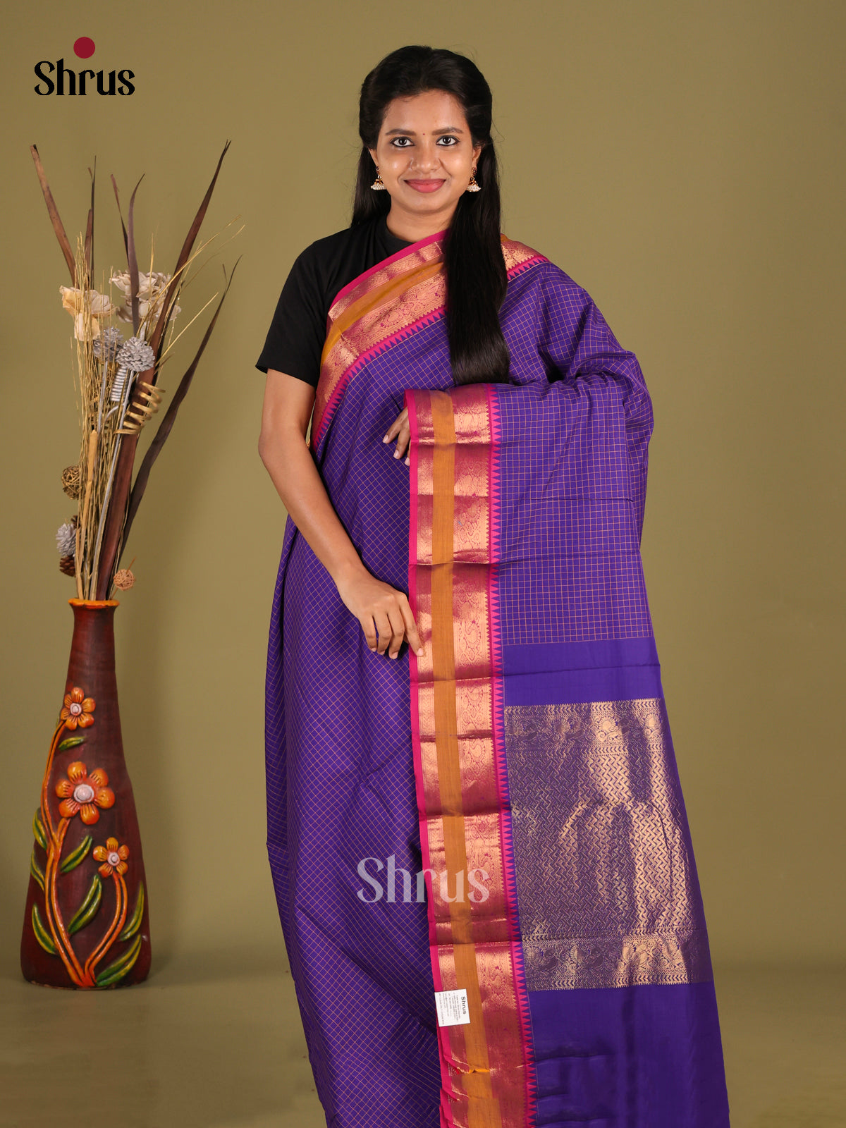 DHS21067 - Chettinad Cotton Saree