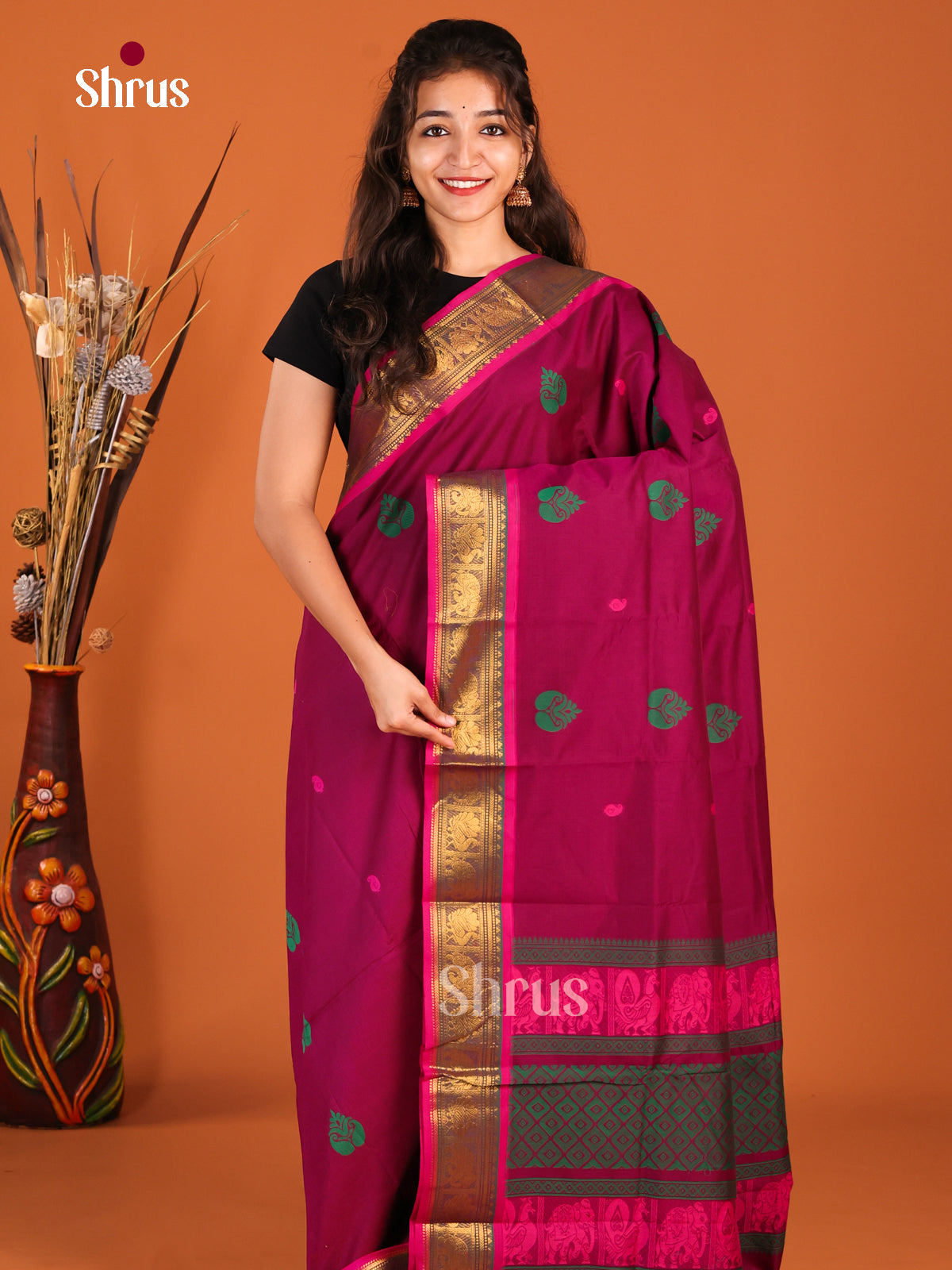 DHS21083 - Chettinad Cotton Saree