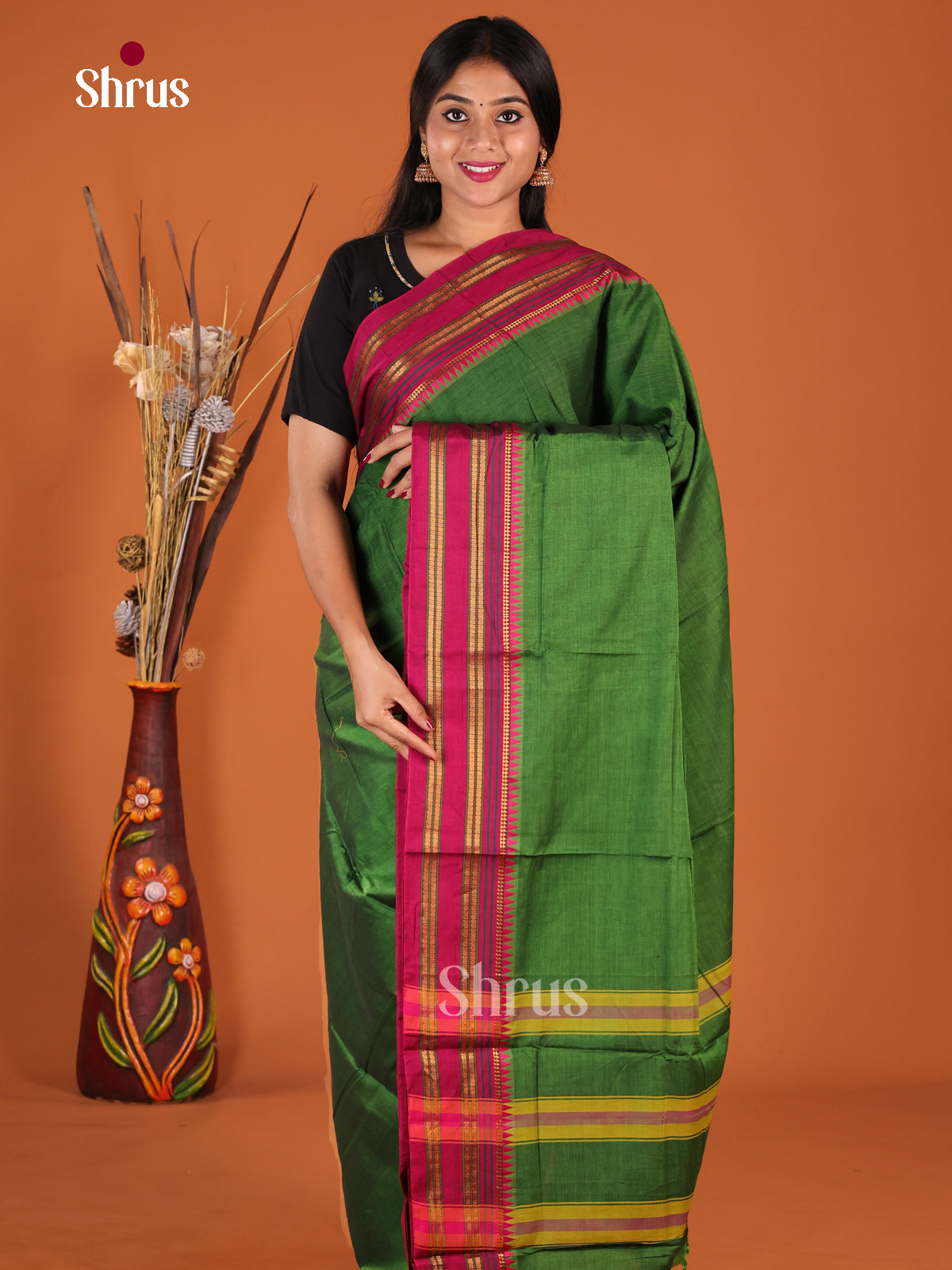DHS21136 - Narayanpet Cotton Saree