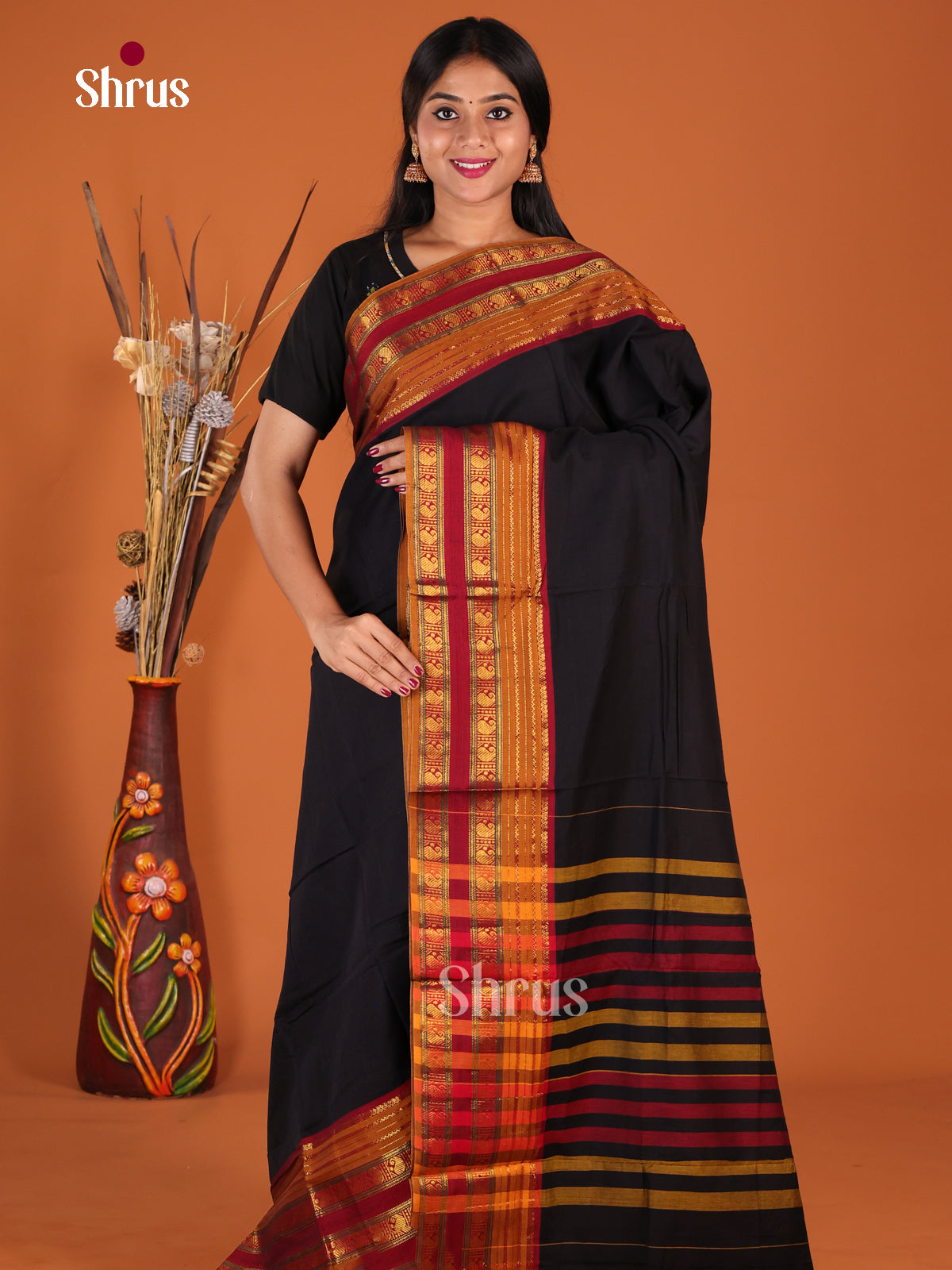 DHS21156 - Narayanpet Cotton Saree
