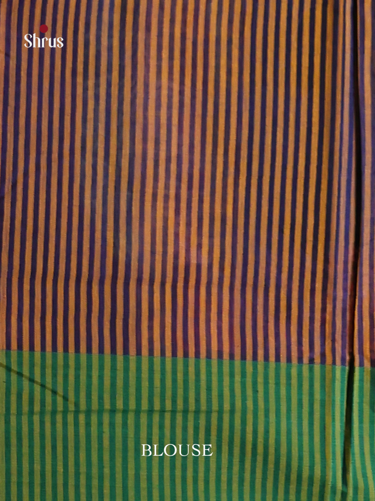 Blue & Mustard - Narayanpet Cotton Saree