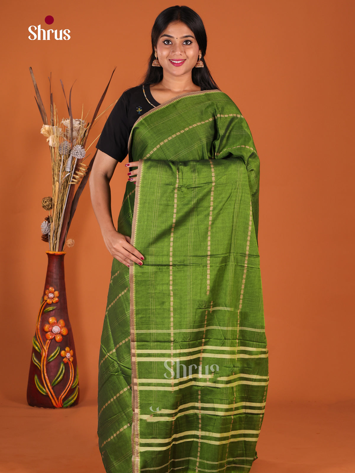 Green - Narayanpet Cotton Saree