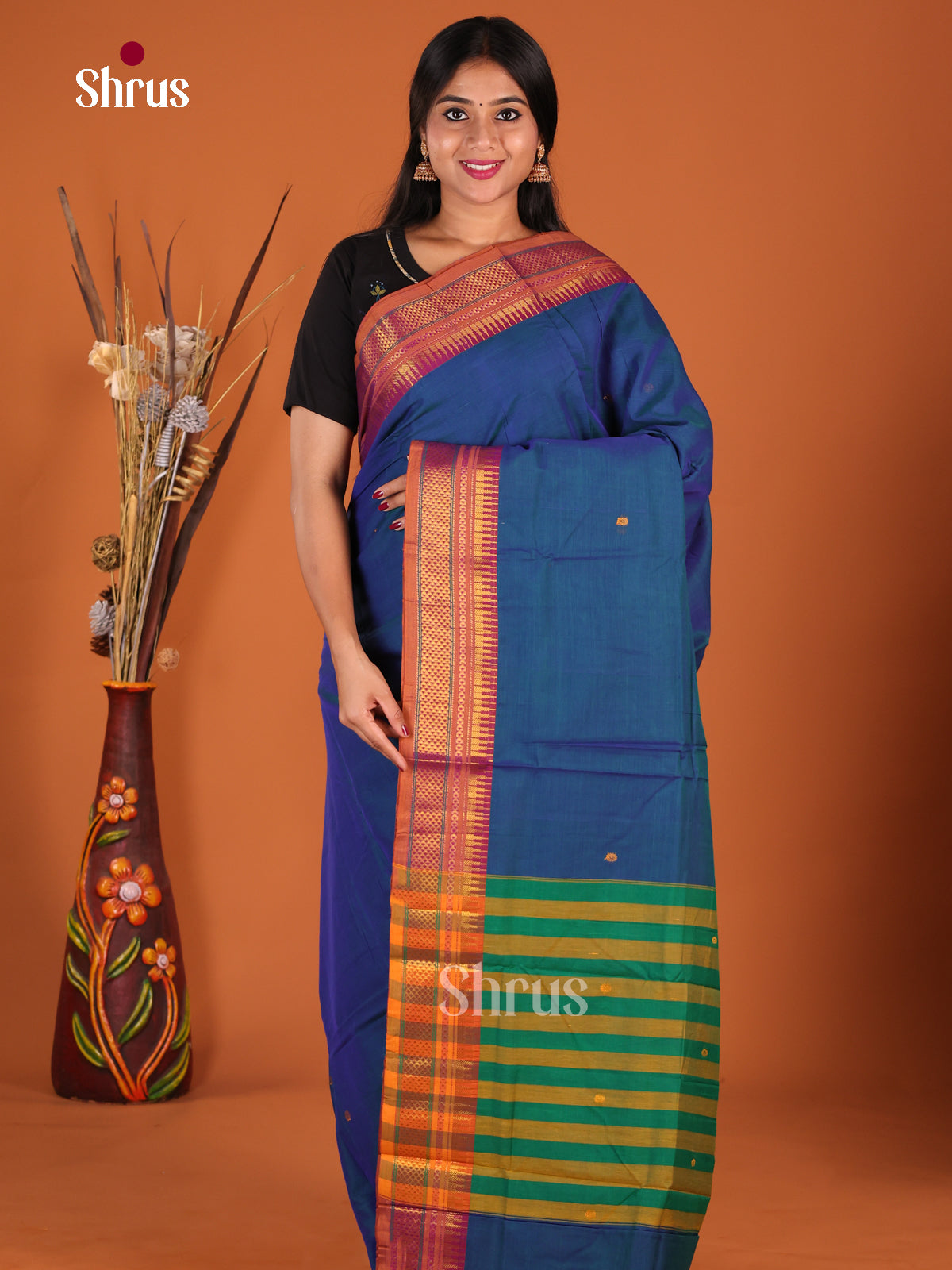 DHS21212 - Narayanpet Cotton Saree